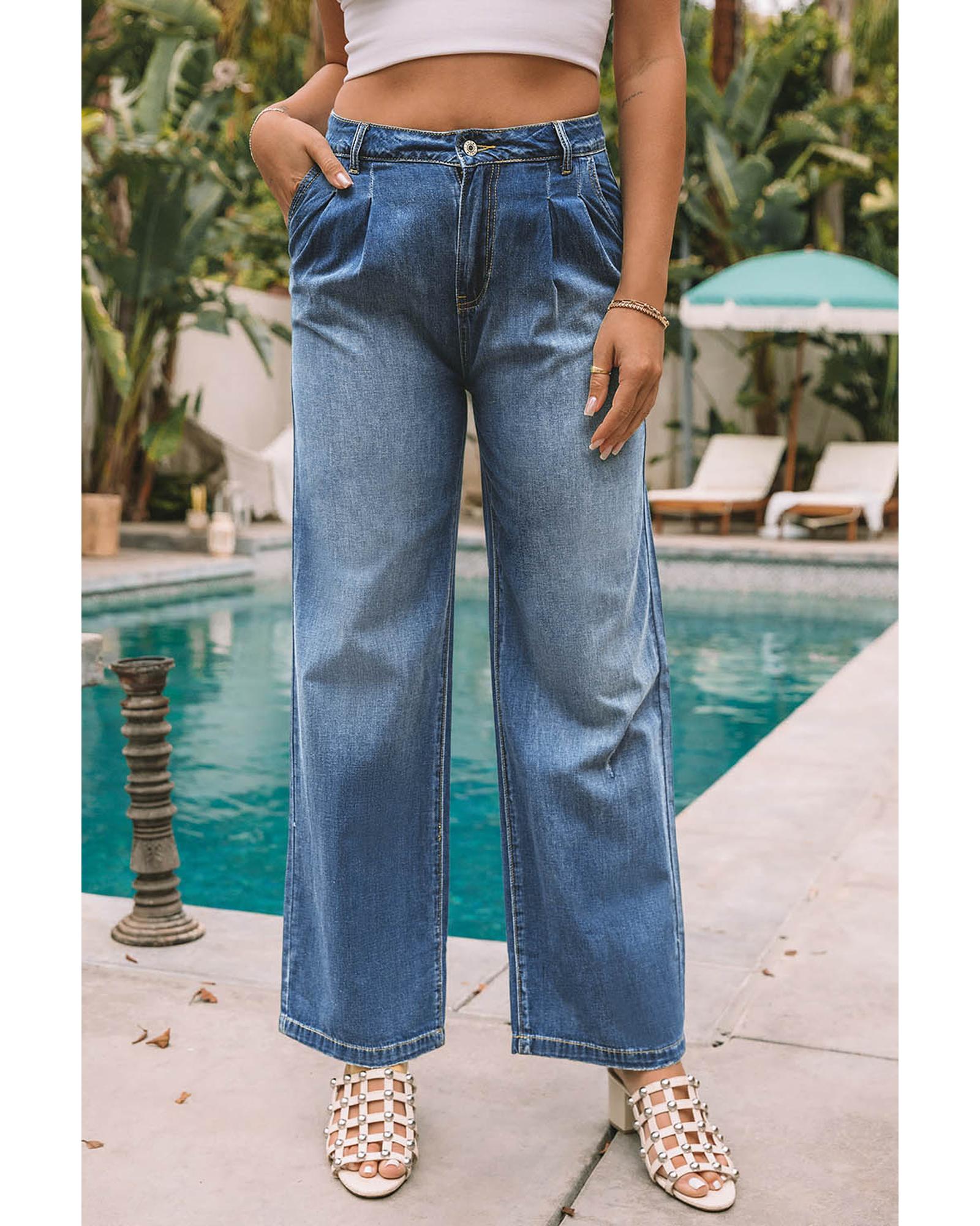 V539-AZEXDC7872421-5-14-202508260350-06 Azura Exchange Relaxed Fit Denim Trousers - 14 US - Image 7
