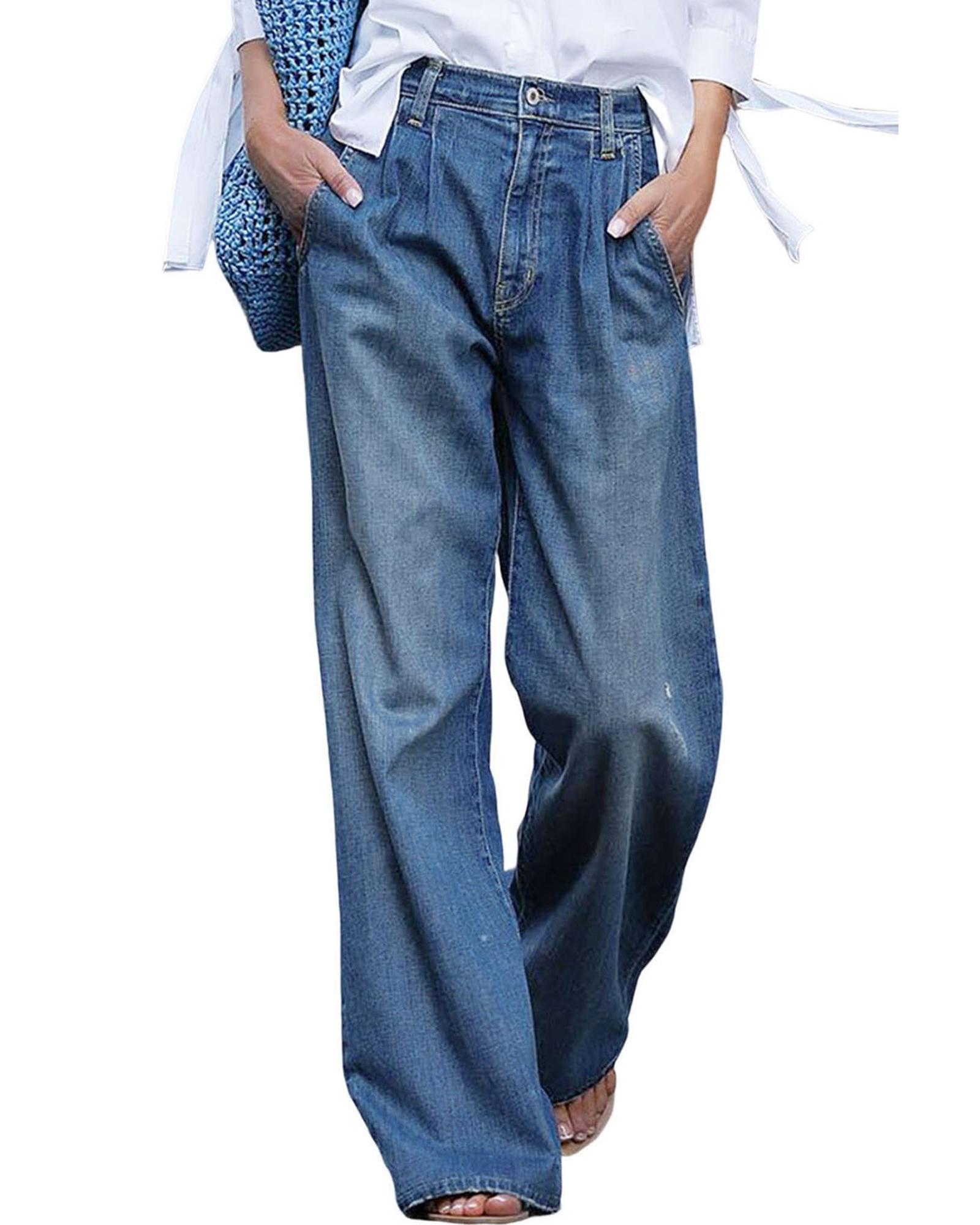 V539-AZEXDC7872421-5-16-202508260450-05 Azura Exchange Relaxed Fit Denim Trousers - 16 US - Image 6