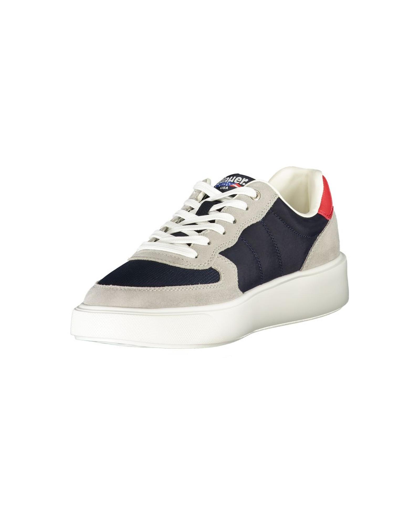 V539-BL-36373-EU43US10-202506160240-02 Blauer Men's Blue Leather  Sneaker - 43 EU - Image 3