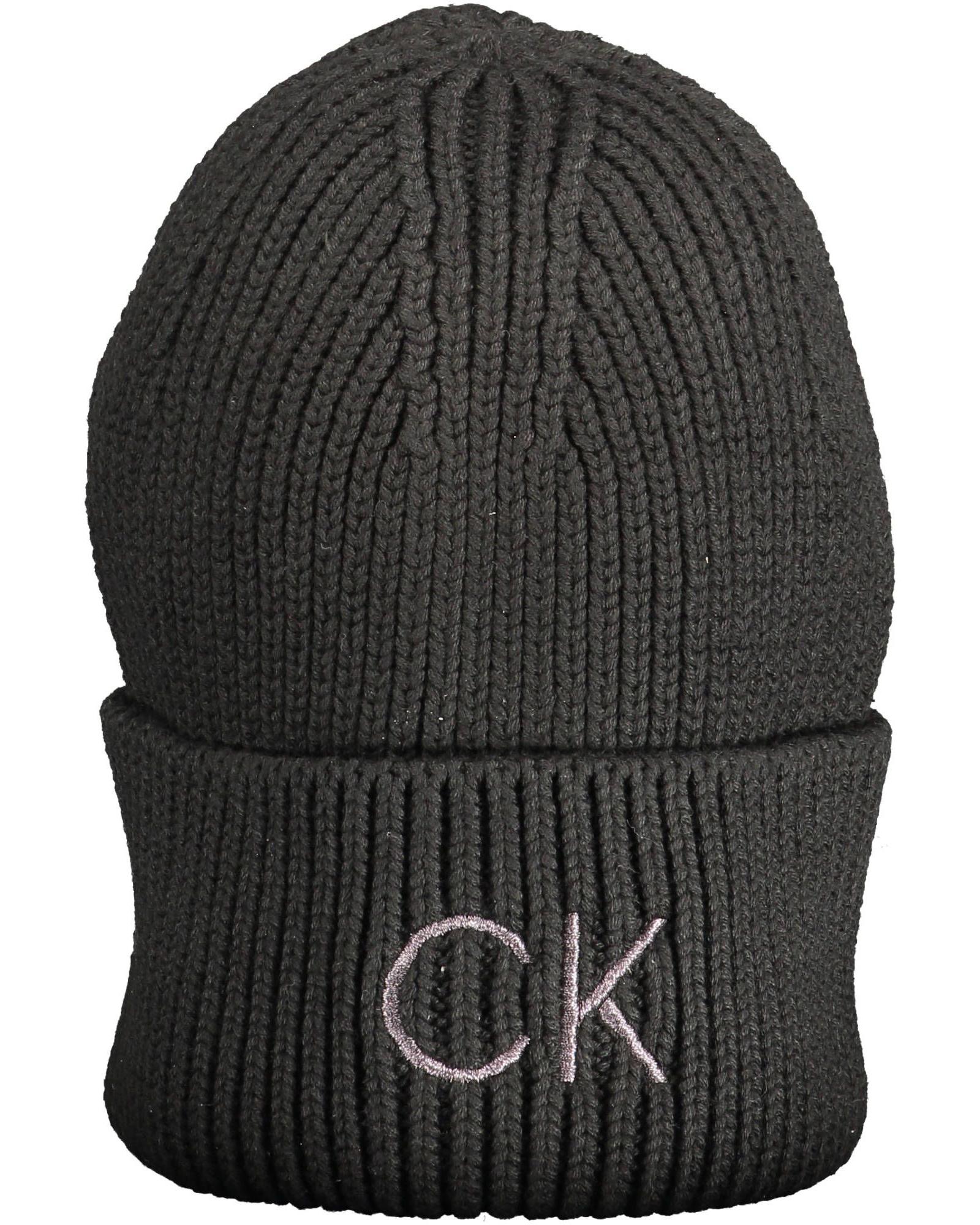 V539-CA-15099-202506160340-00 Calvin Klein Women's Black Cotton Hat - One Size - Image 1