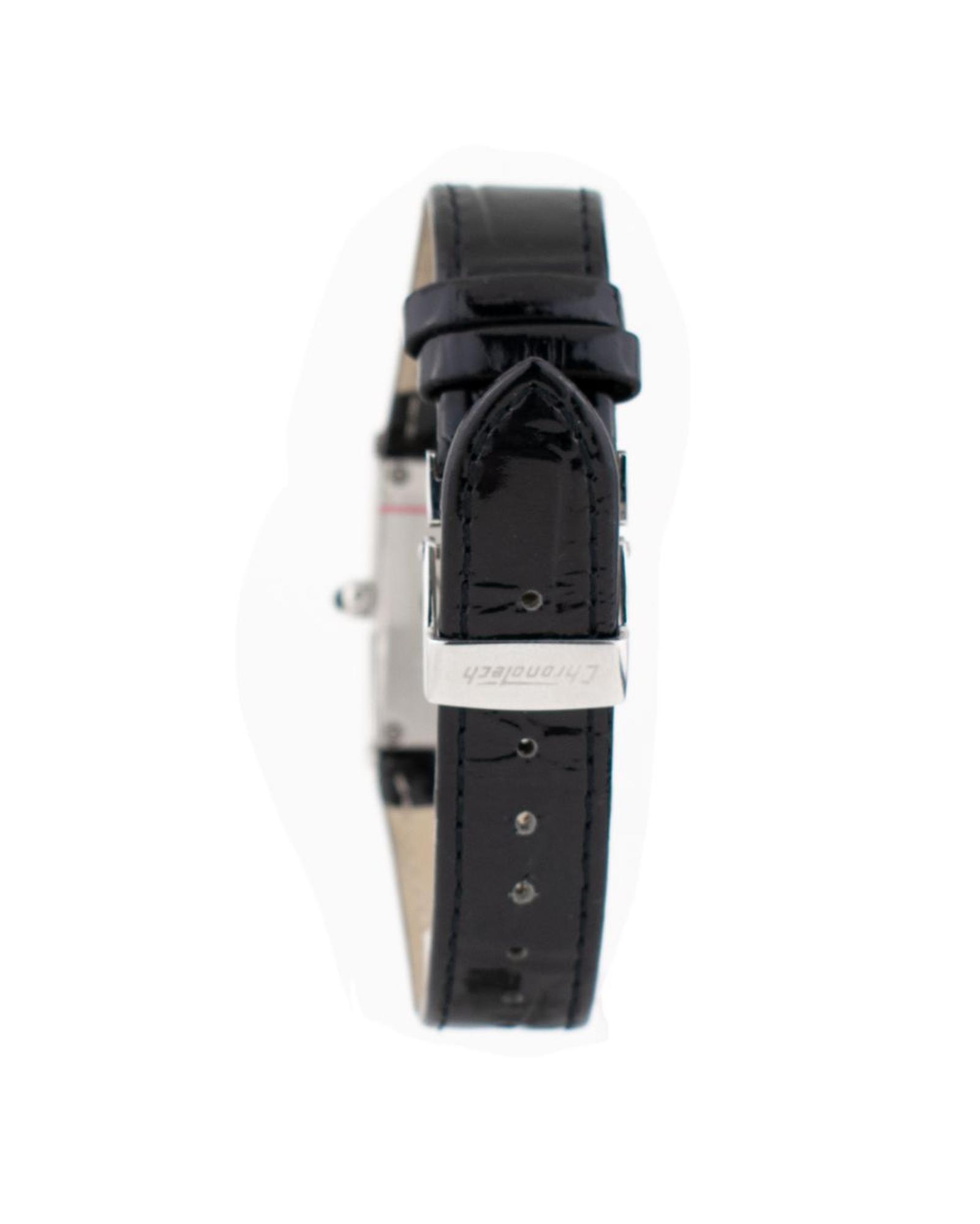 V539-CHCT7017L04AC-202506161911-01 Chronotech Women's Black Leather Watch - One Size - Image 2