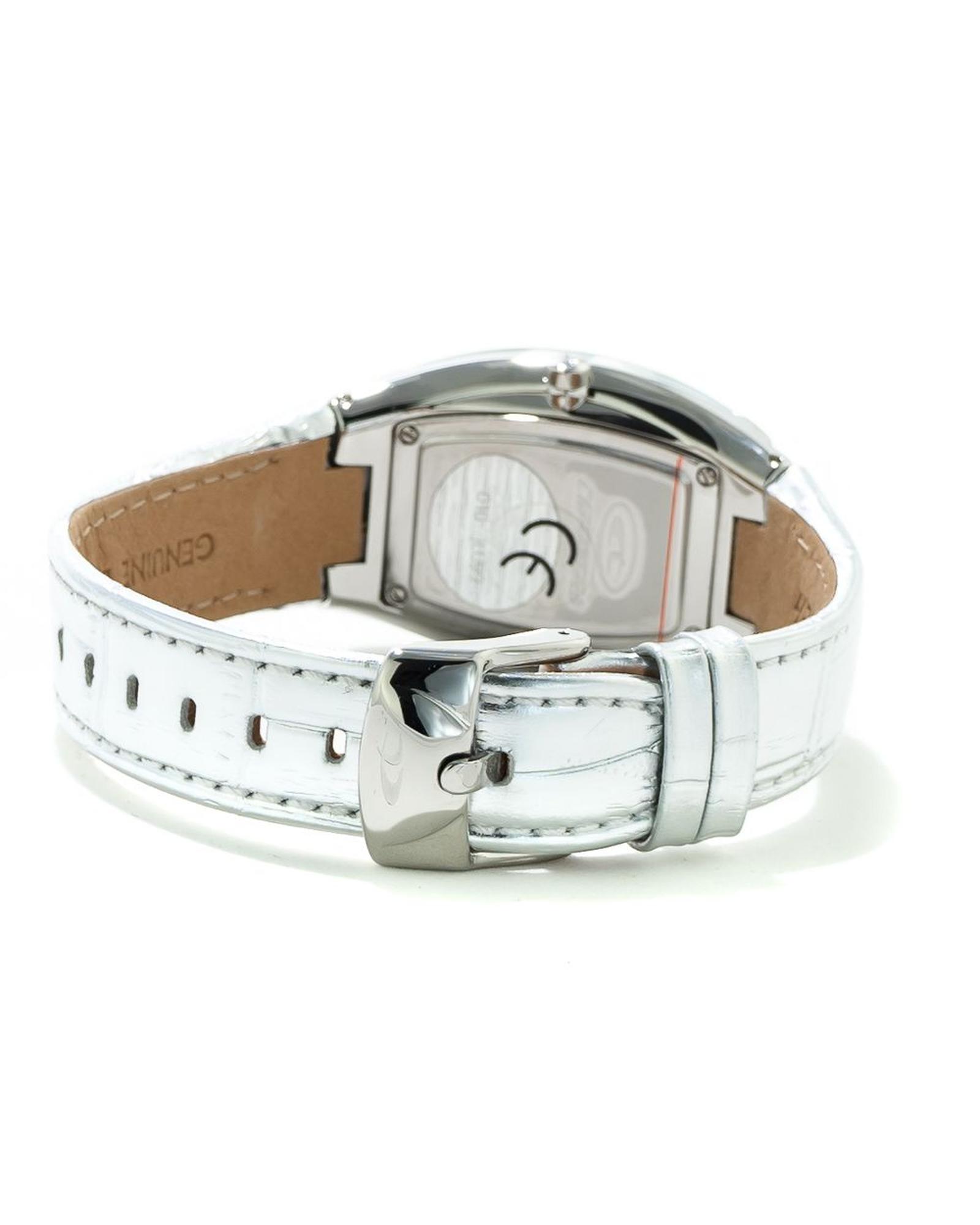 V539-CHCT7065L26AC-202506161630-01 Chronotech Women's Silver Leather Watch - One Size - Image 2