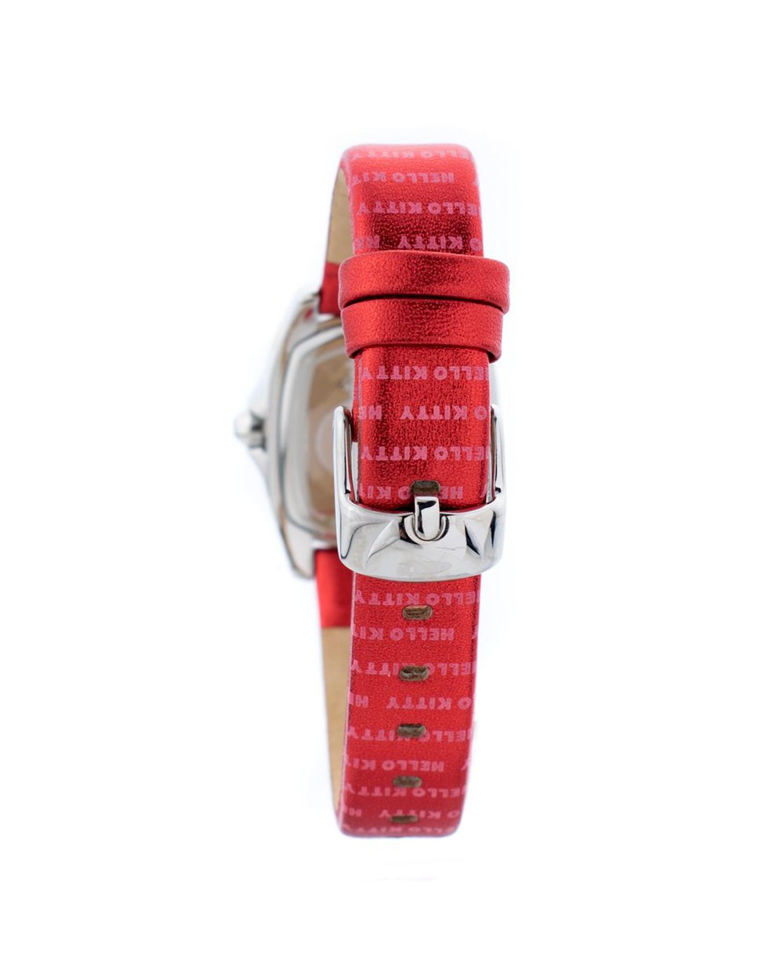 V539-CHCT7094SS28AC-202506161635-01 Chronotech Women's Red Leather Watch - One Size - Image 2