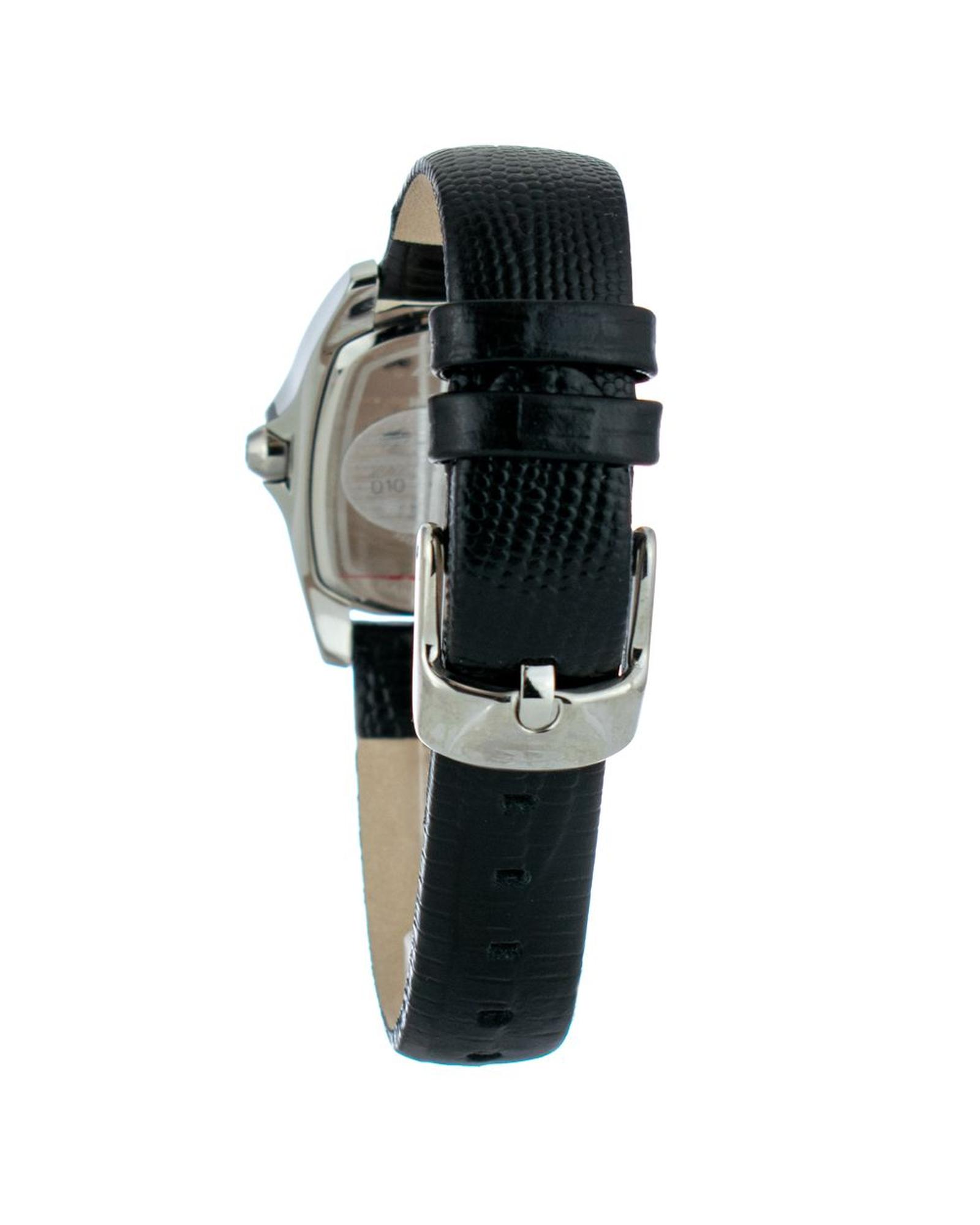 V539-CHCT7094SS51AC-202506161637-01 Chronotech Women's Black Leather Watch - One Size - Image 2