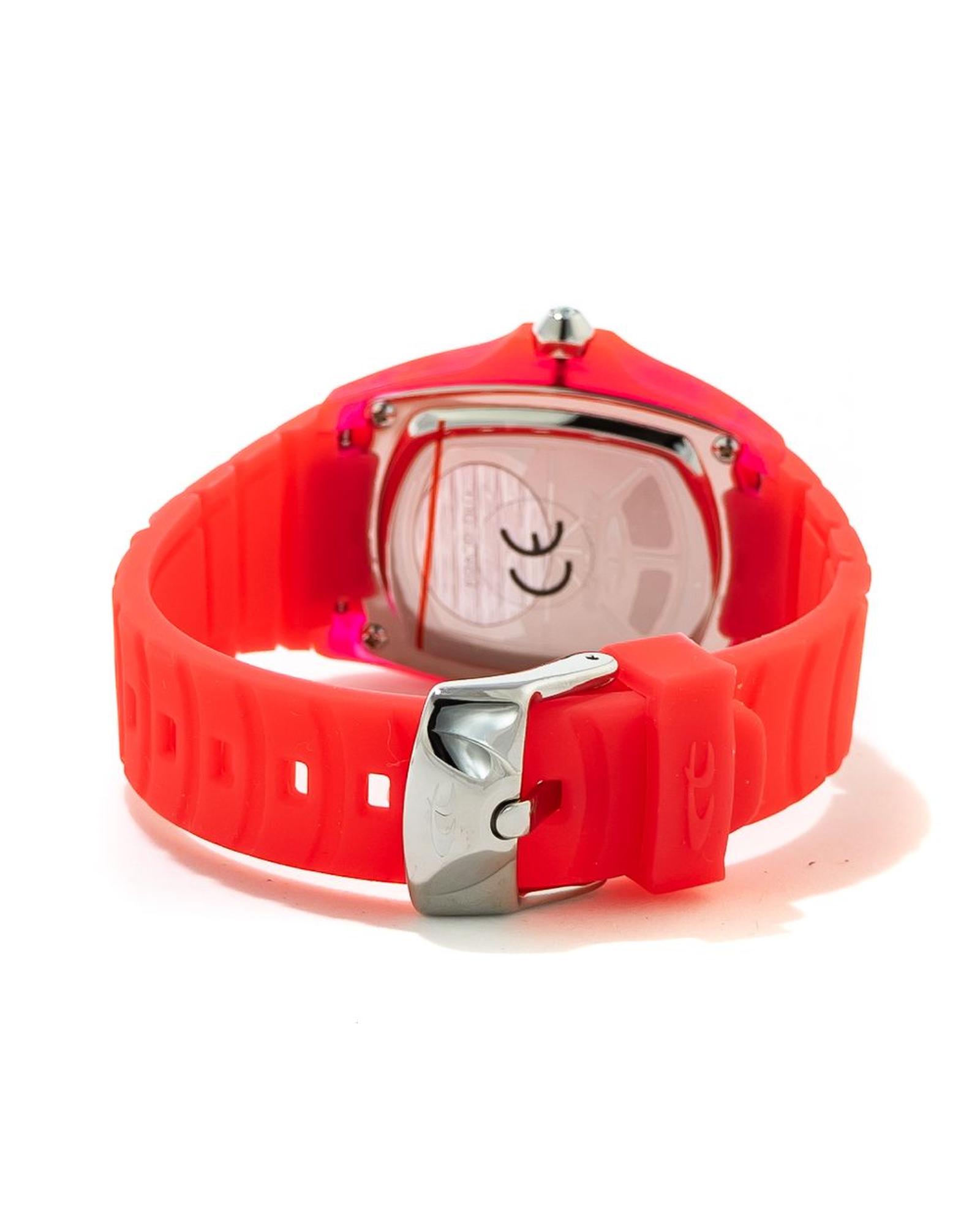 V539-CHCT7134L10AC-202506161647-01 Chronotech Women's Red Rubber Watch - One Size - Image 2
