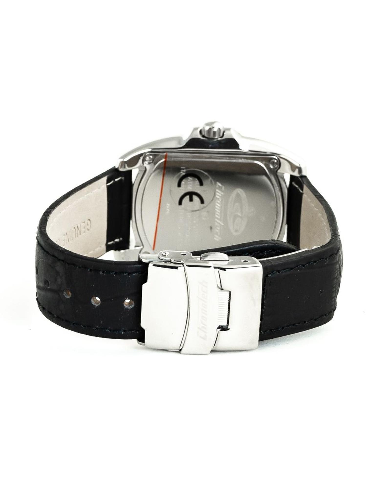 V539-CHCT7220L05AC-202506161654-01 Chronotech Women's Black Leather Watch - One Size - Image 2