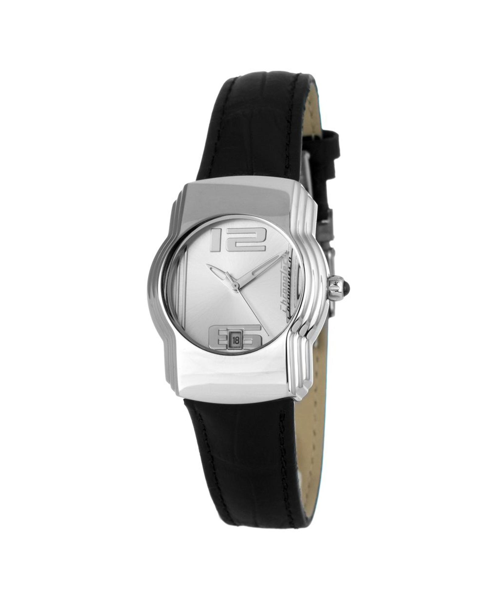 V539-CHCT7279B03AC-202506161711-01 Chronotech Women's Black Leather Watch - One Size - Image 2