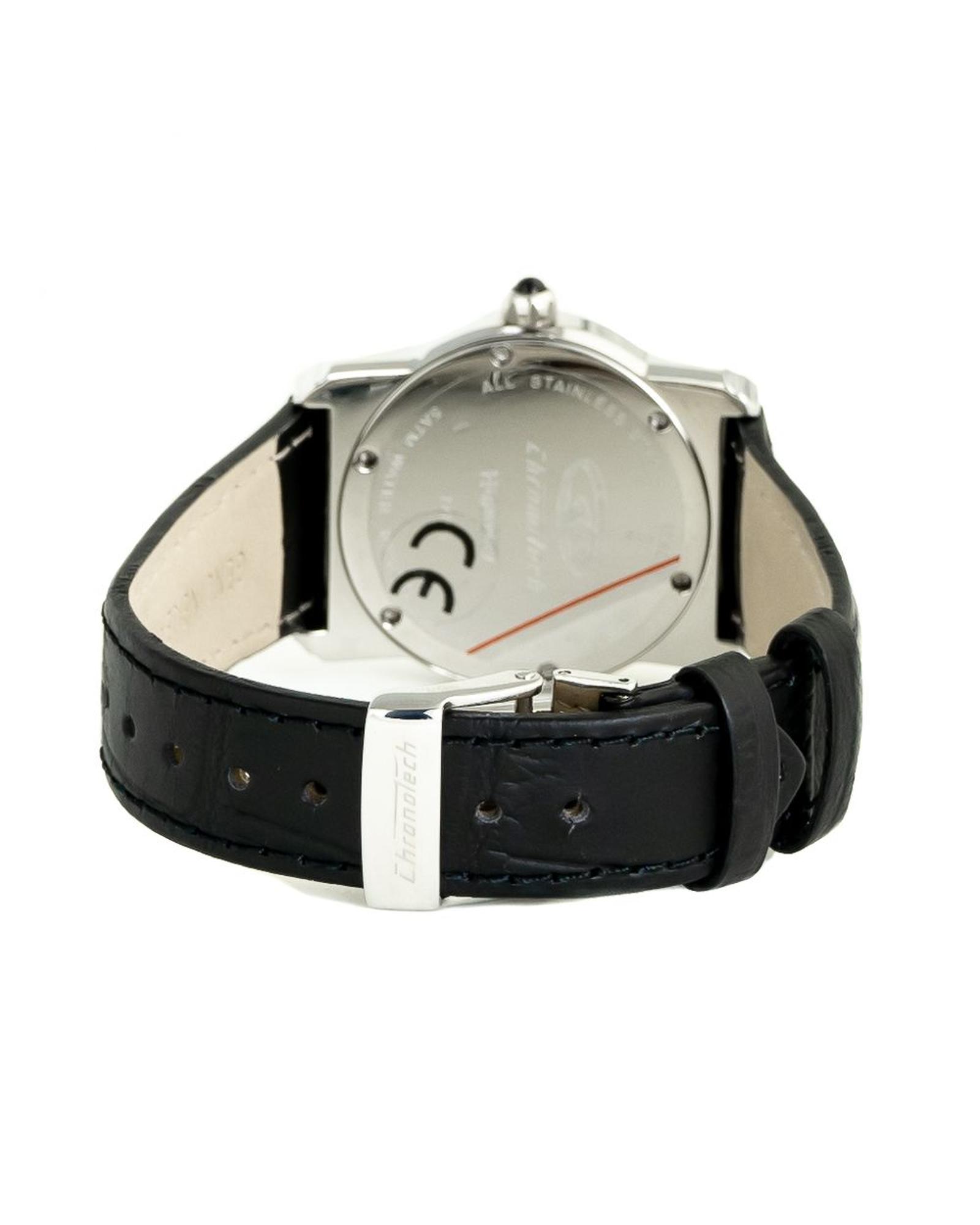 V539-CHCT7279B04AC-202506161711-01 Chronotech Women's Black Leather Watch - One Size - Image 2