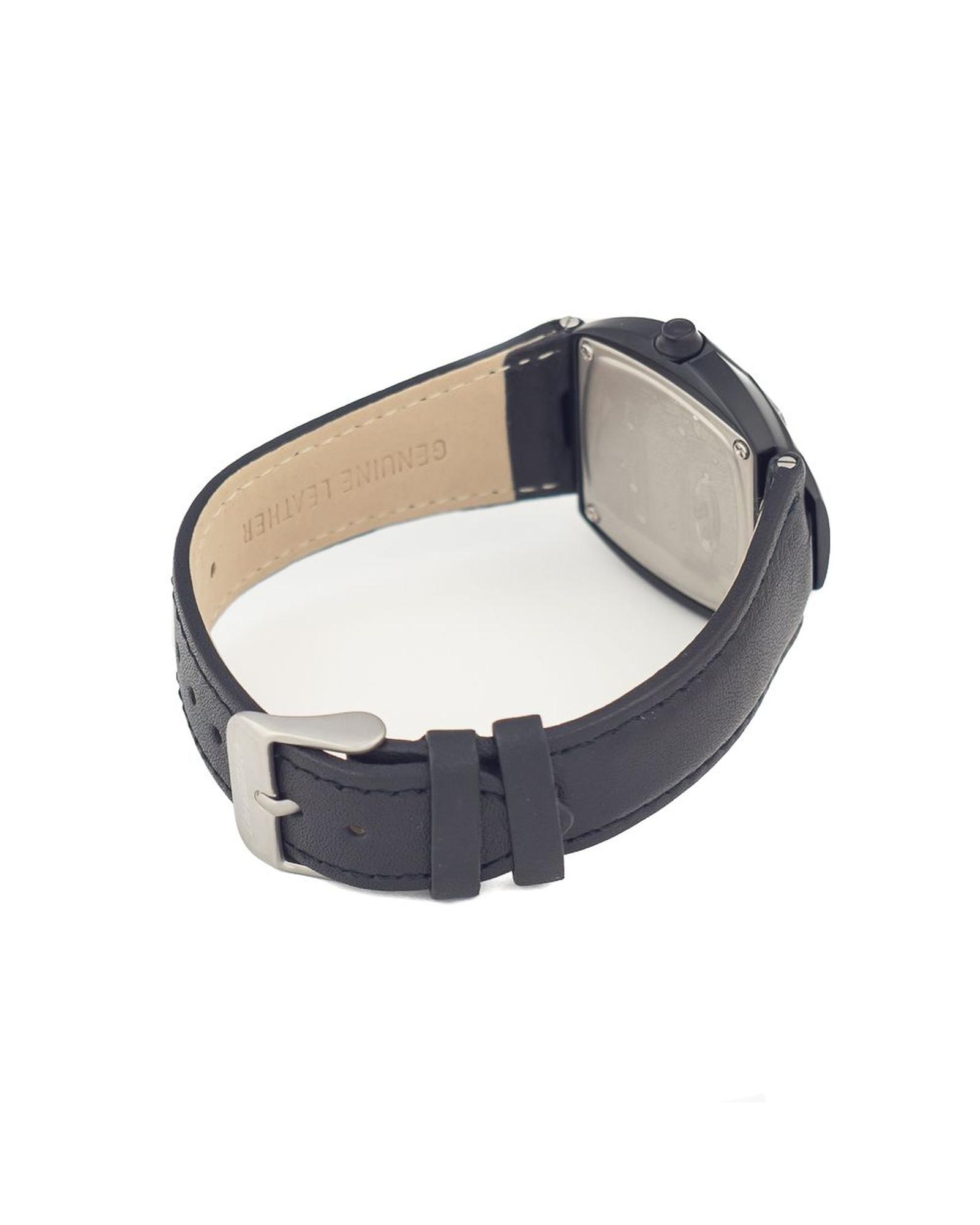 V539-CHCT7305L05AC-202506161721-01 Chronotech Women's Black Leather Watch - One Size - Image 2