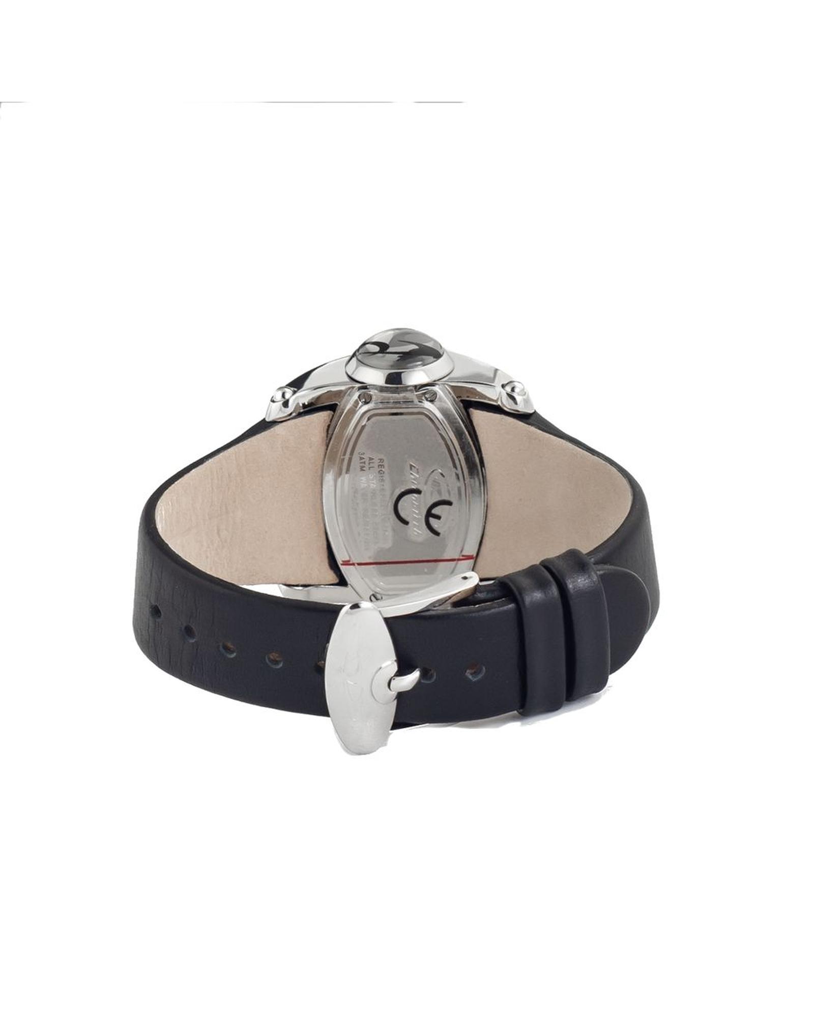 V539-CHCT7681L02AC-202506161736-01 Chronotech Women's Black Leather Watch - One Size - Image 2
