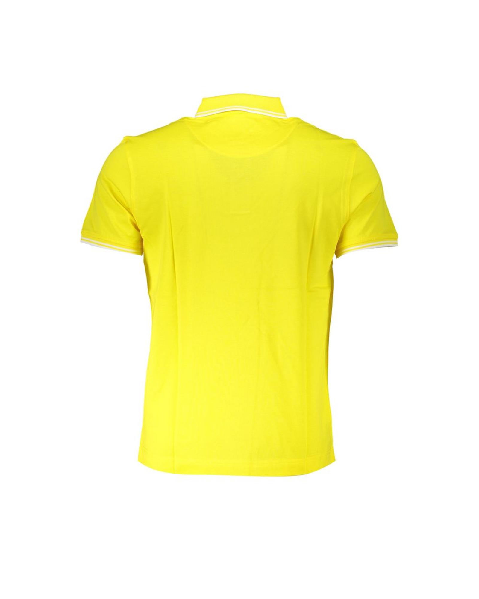 V539-HA-28216-XL-202506170330-01 Harmont & Blaine Men's Yellow Cotton Polo Shirt - XL - Image 2