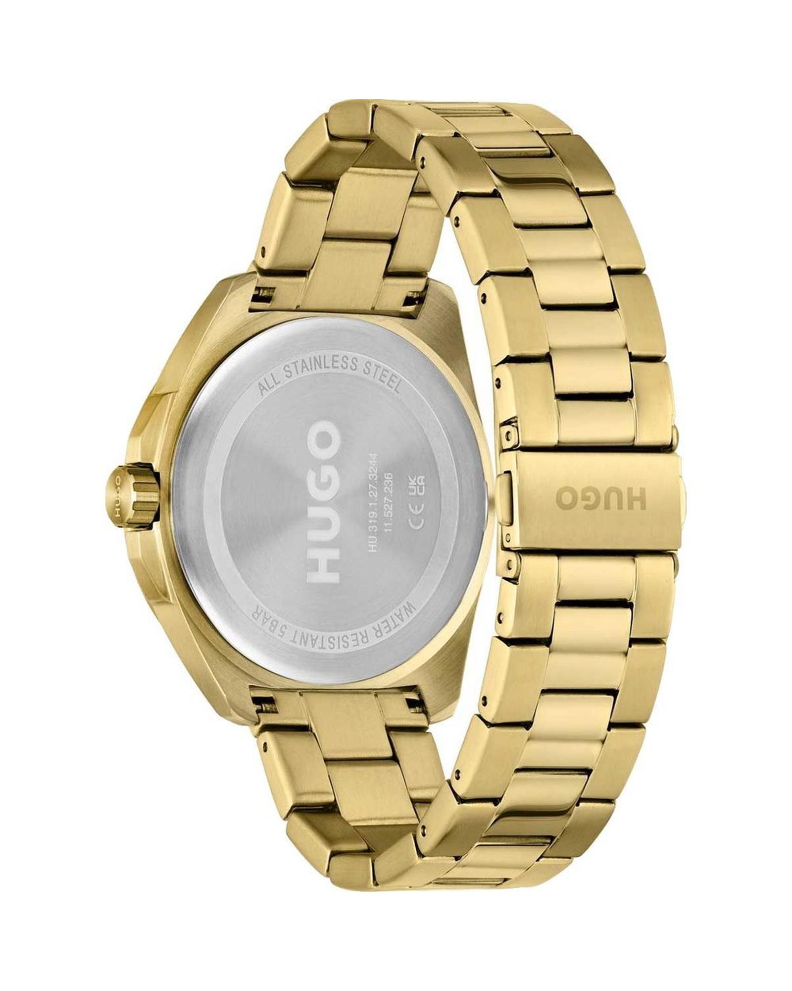 V539-HU1530243AC-202506170441-01 Hugo Boss Men's Gold Stainless Steel Stainless Steel Watch - One Size - Image 2