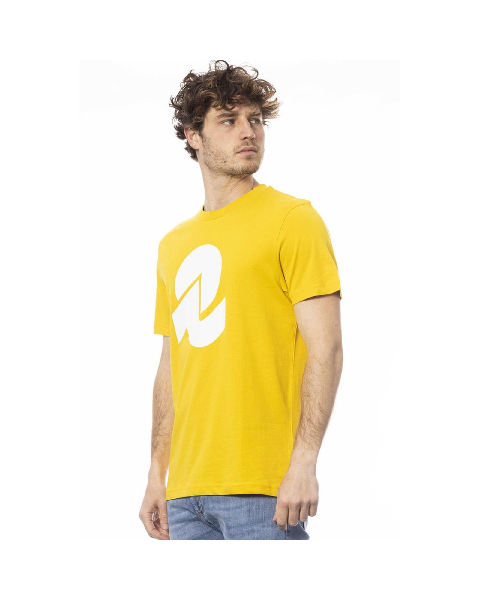 V539-IN-24032-L-170003-01 Invicta Men's Yellow Cotton T-Shirt - L - Image 2