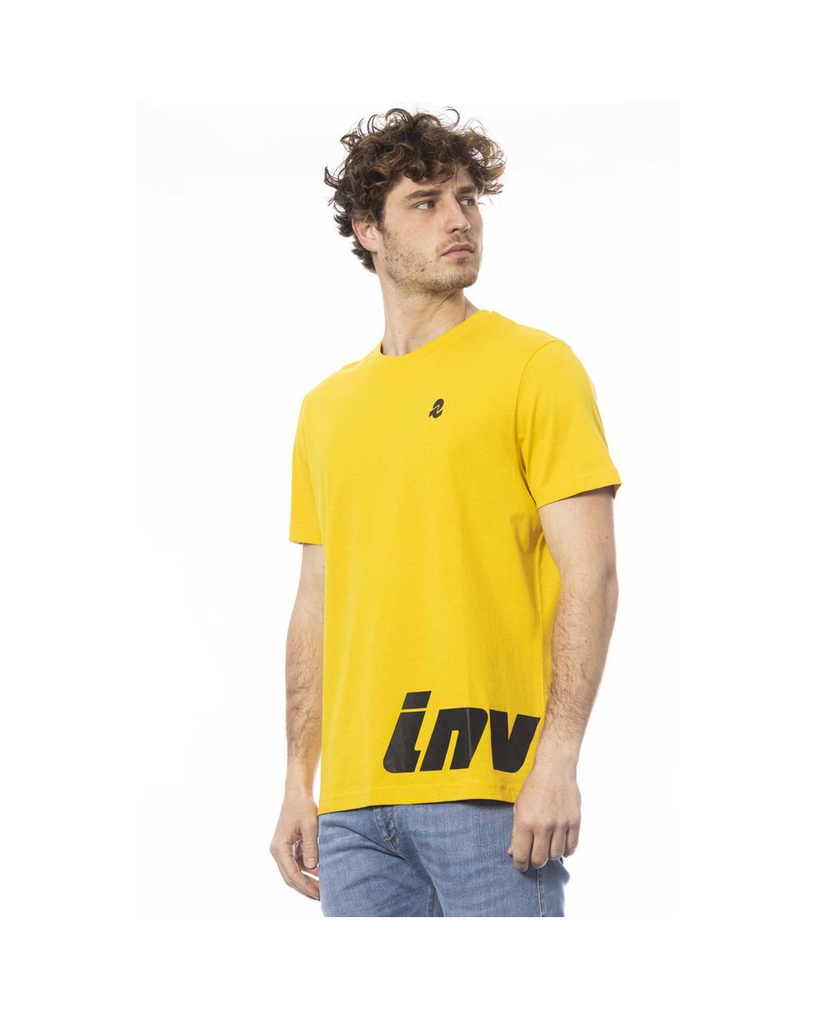 V539-IN-24038-M-202506111626-01 Invicta Men's Yellow Cotton T-Shirt - M - Image 2