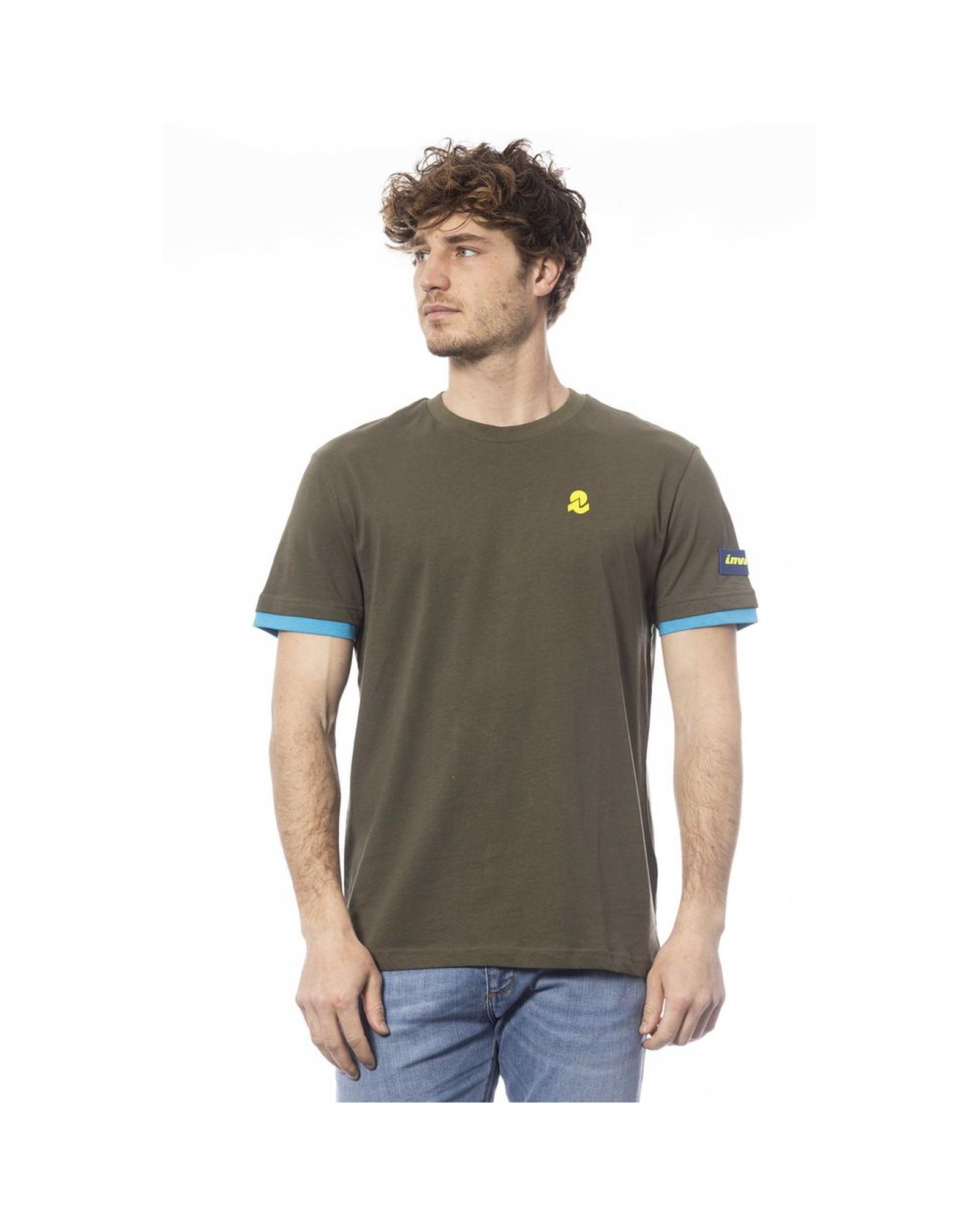 Invicta Men's Green Cotton T-Shirt - M