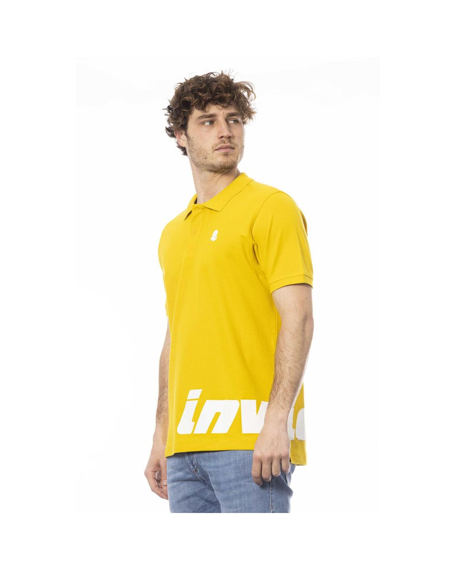 V539-IN-24060-S-202506170242-01 Invicta Men's Yellow Cotton Polo Shirt - S - Image 2