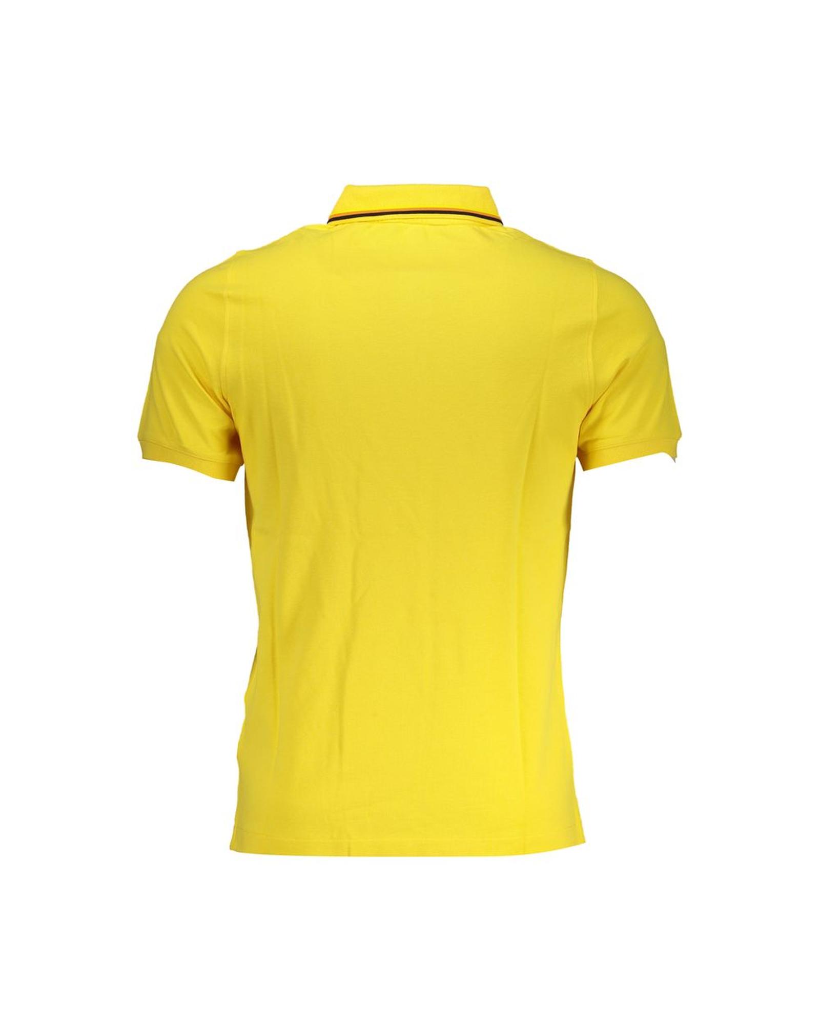 V539-KW-28813-M-202506170506-01 K-WAY Men's Yellow Cotton Polo Shirt - M - Image 2