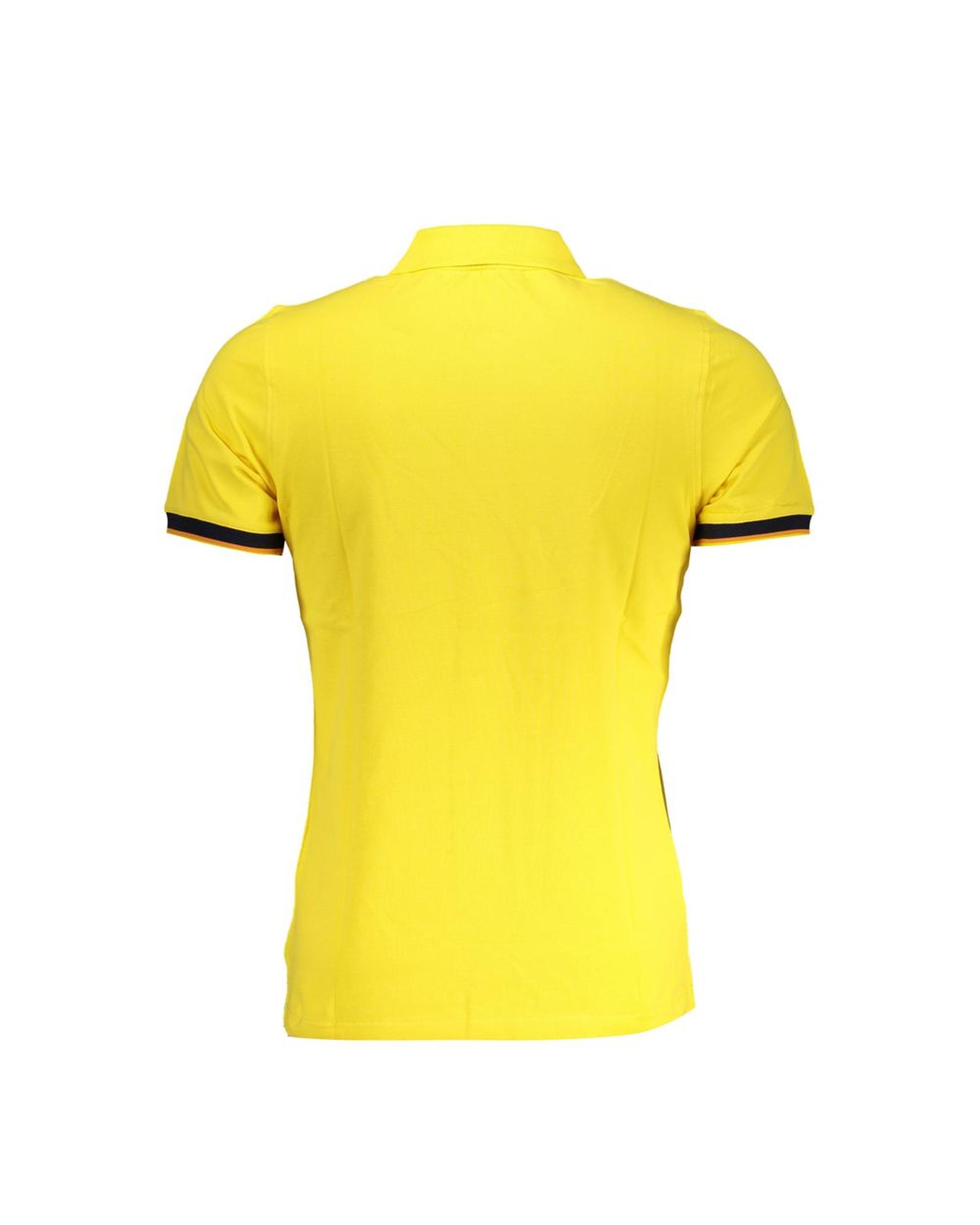 V539-KW-28826-XL-202506170507-01 K-WAY Men's Yellow Cotton Polo Shirt - XL - Image 2