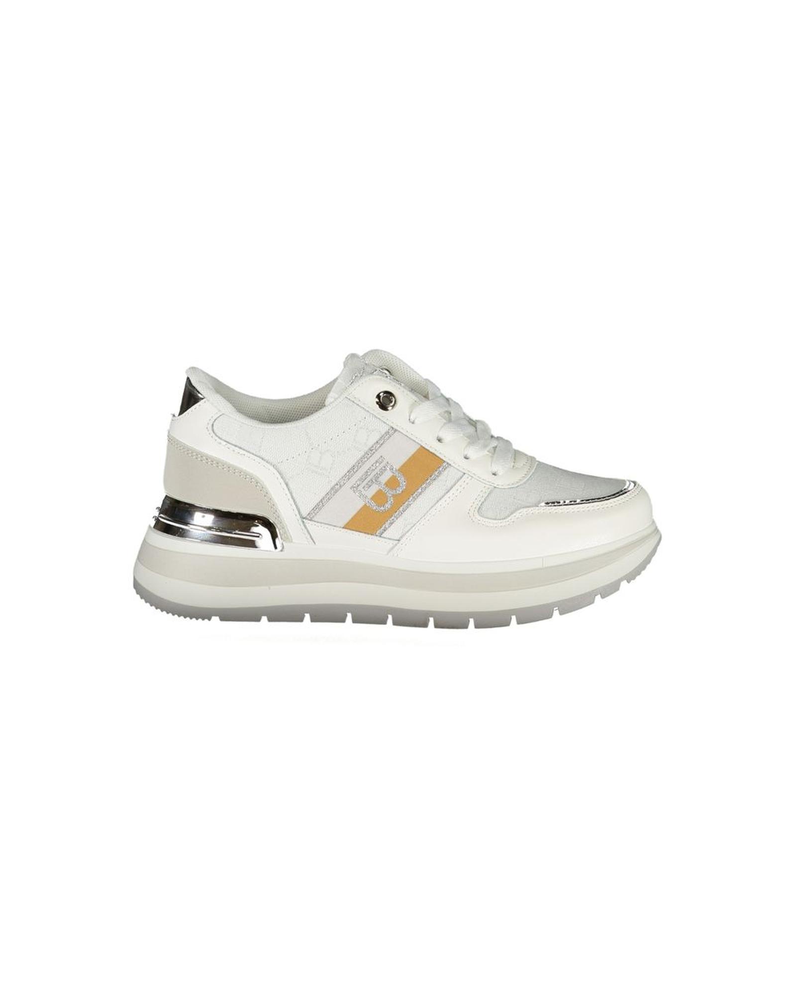 V539-LA-36492-EU40US10-202506170610-00 Laura Biagiotti Women's White Polyester Sneaker - 40 EU - Image 1
