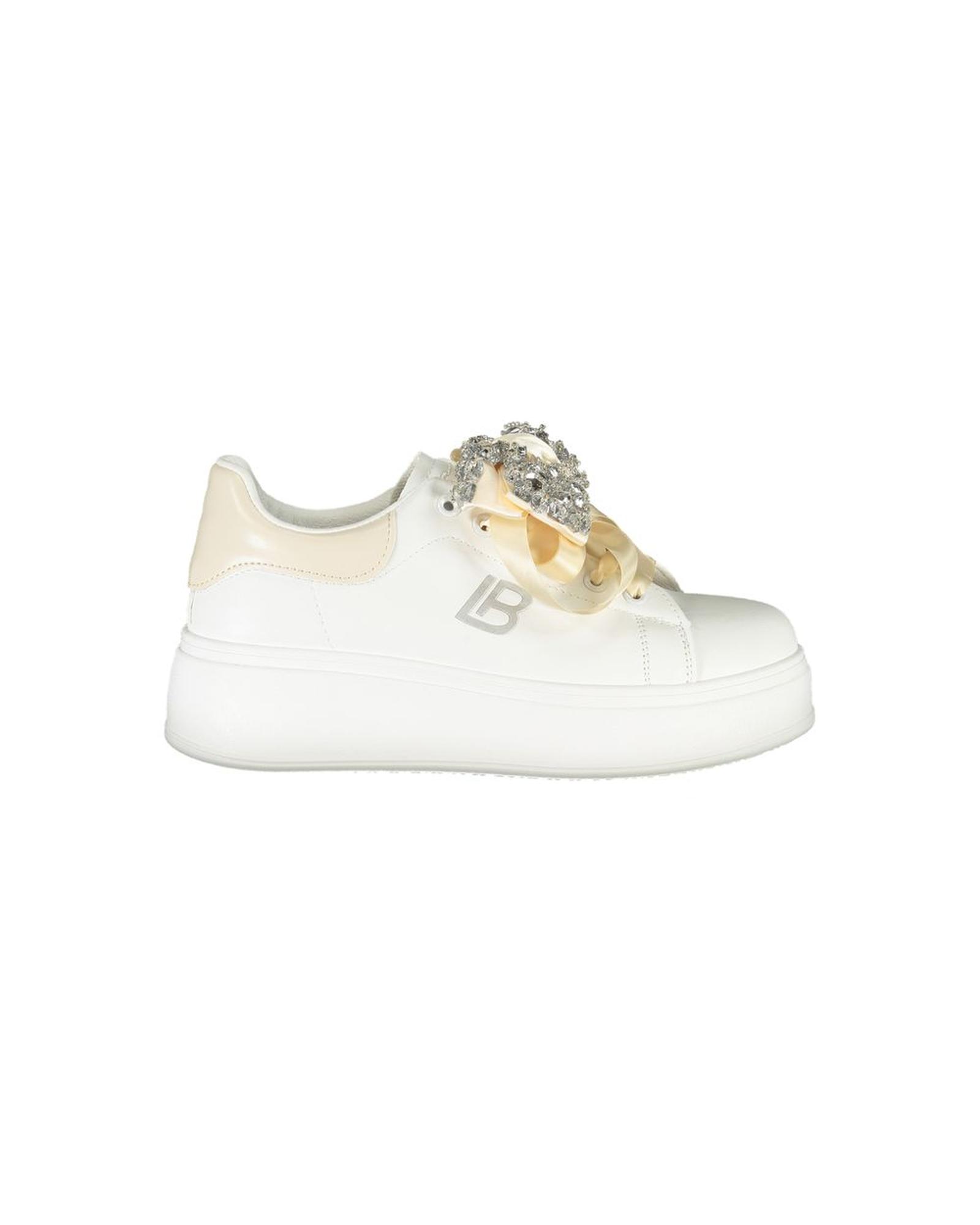 V539-LA-36499-EU37US7-202506170615-00 Laura Biagiotti Women's White Polyester Sneaker - 37 EU - Image 1