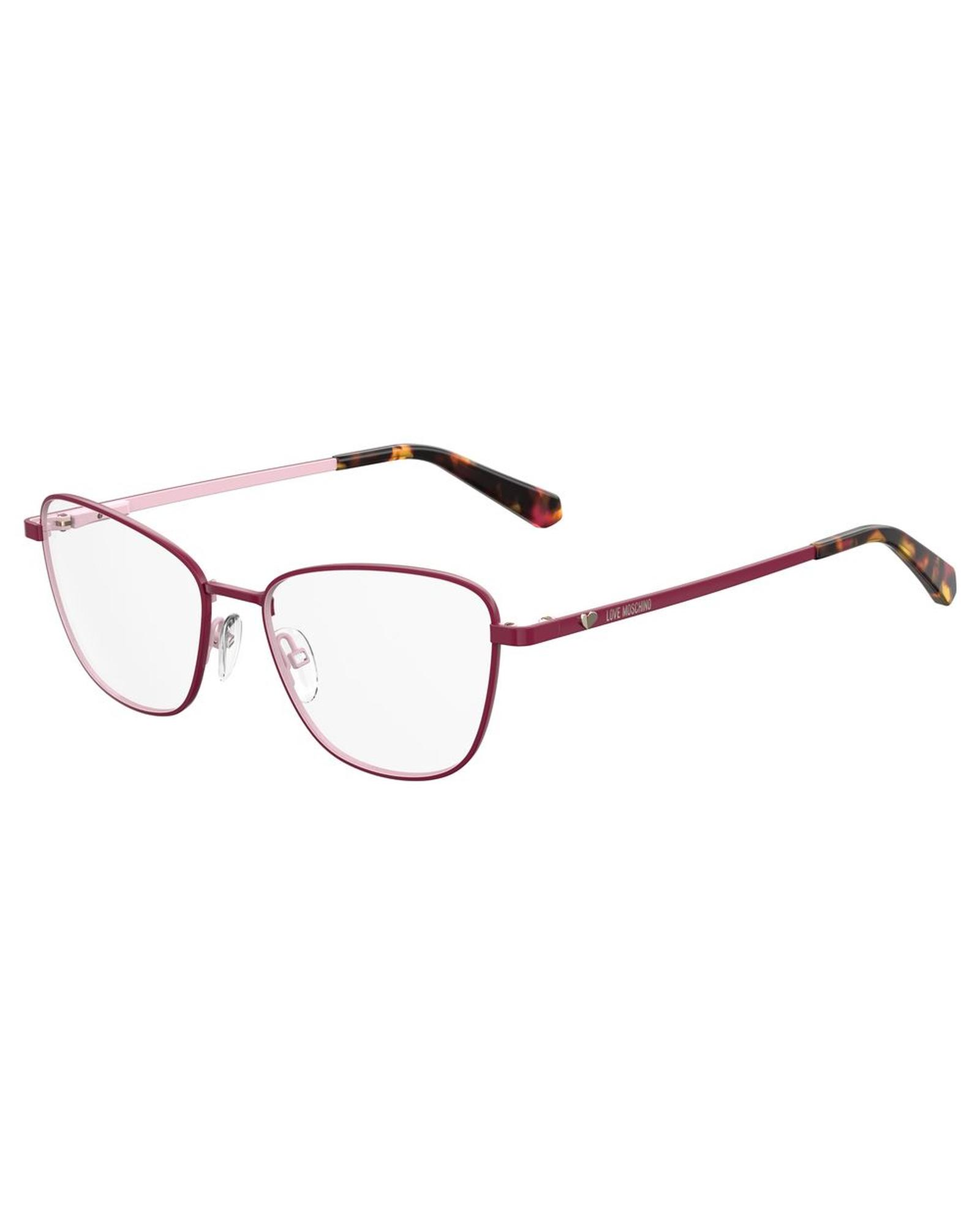 V539-LMMOL5528CQAC-202506170817-00 Love Moschino Women's Red Metal Frames - One Size - Image 1