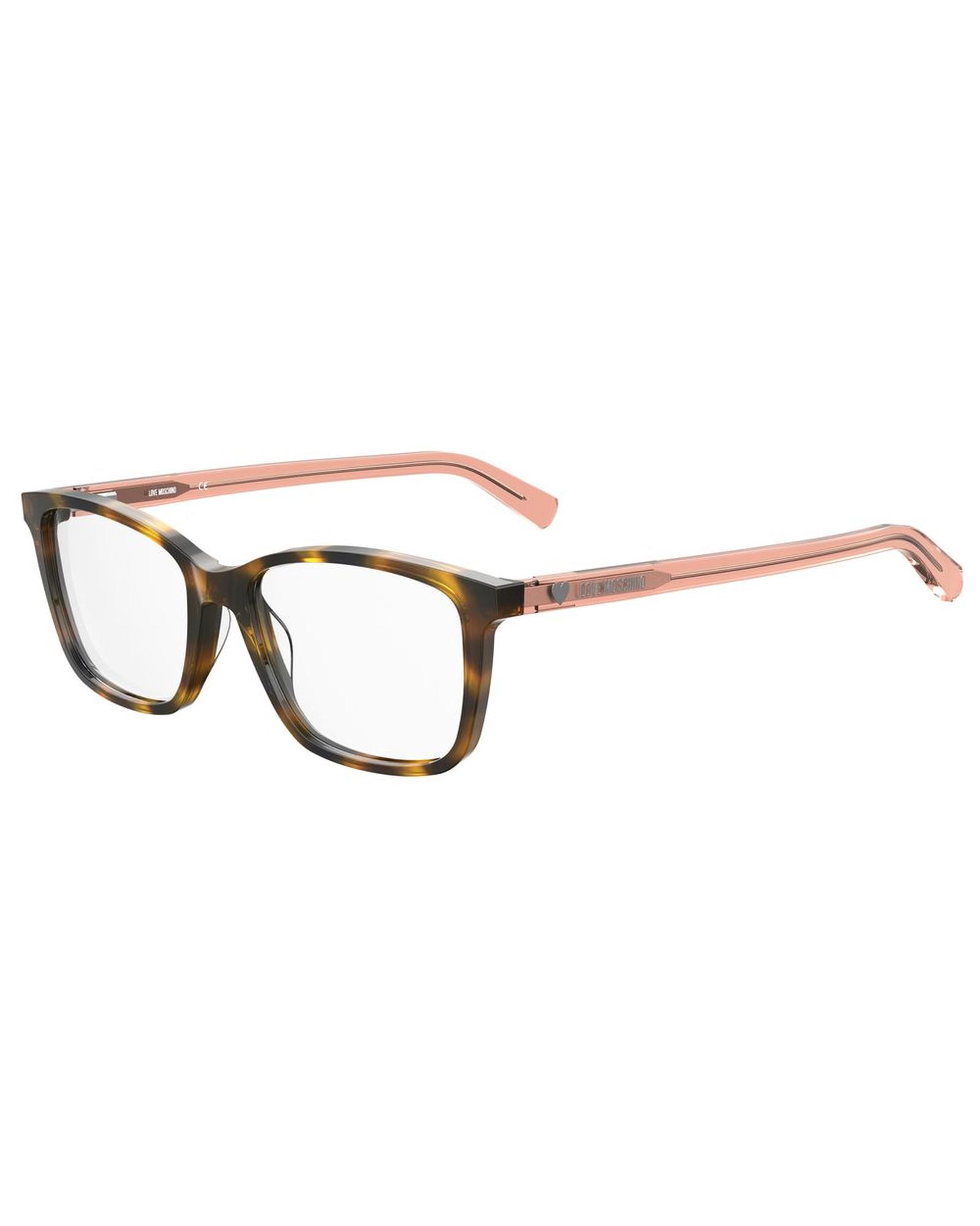 V539-LMMOL56605LAC-202506170820-00 Love Moschino Women's Brown Acetate Frames - One Size - Image 1
