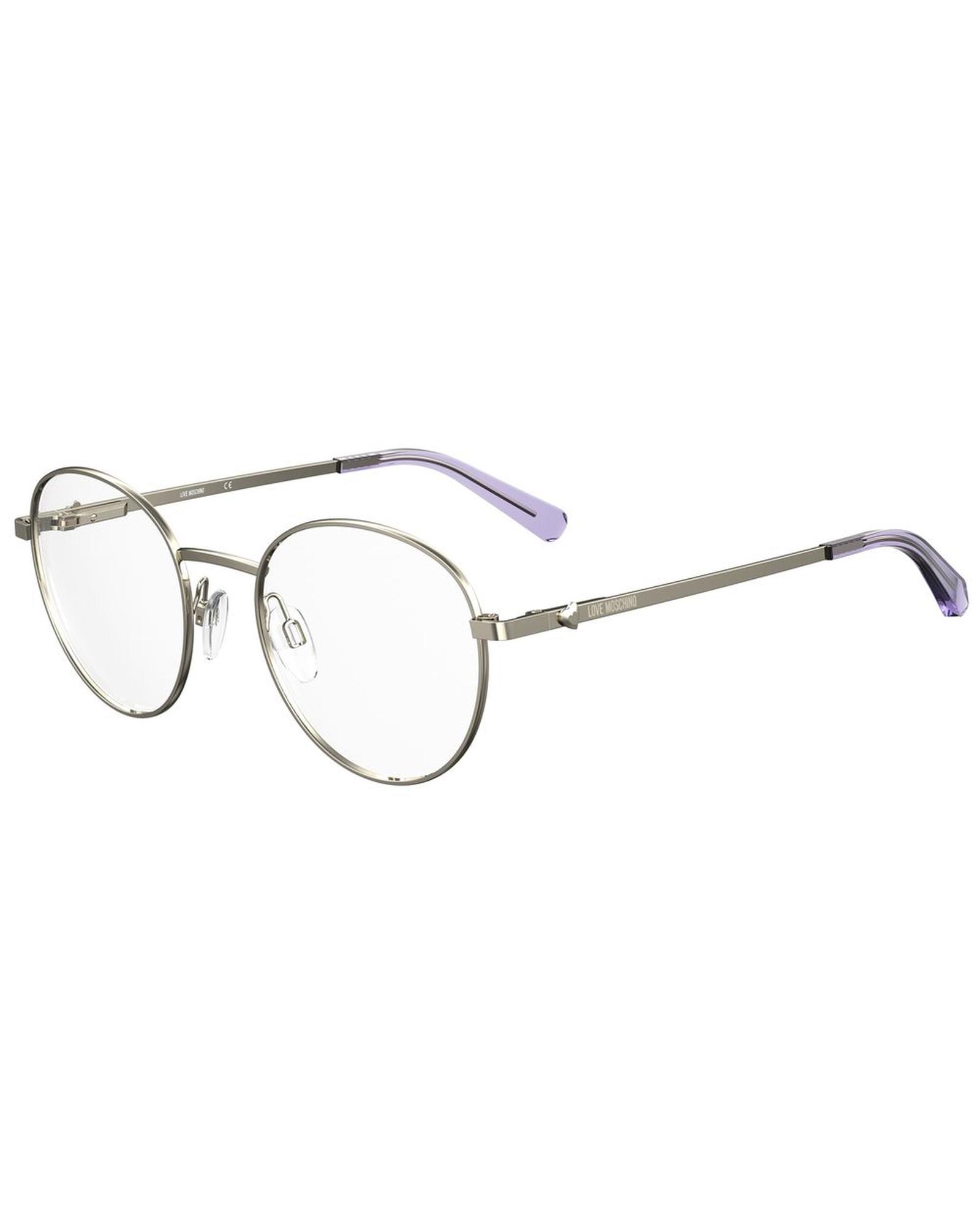 V539-LMMOL581789AC-202506170825-00 Love Moschino Women's Purple Metal Frames - One Size - Image 1