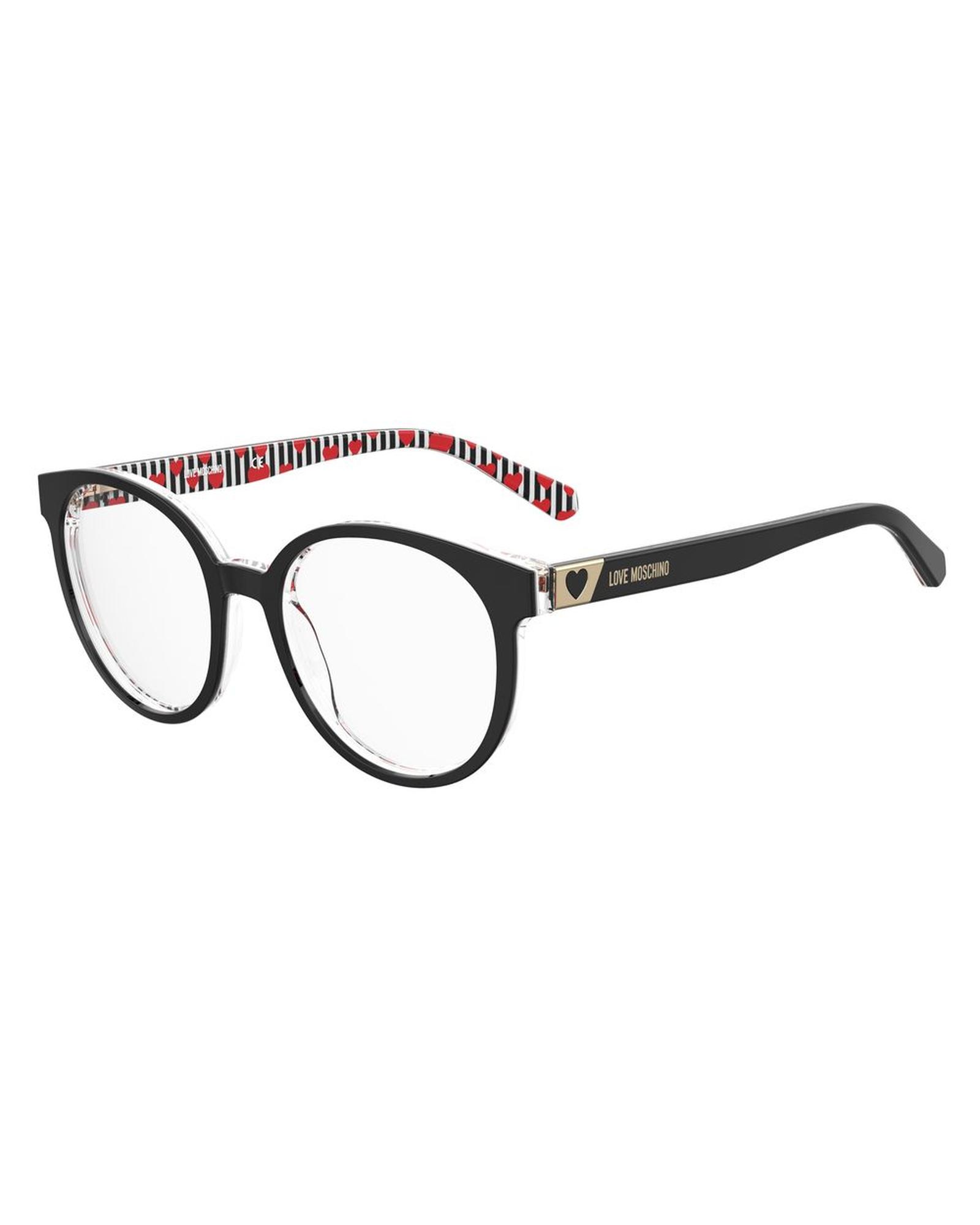 V539-LMMOL584807AC-202506170830-00 Love Moschino Women's Black Acetate Frames - One Size - Image 1