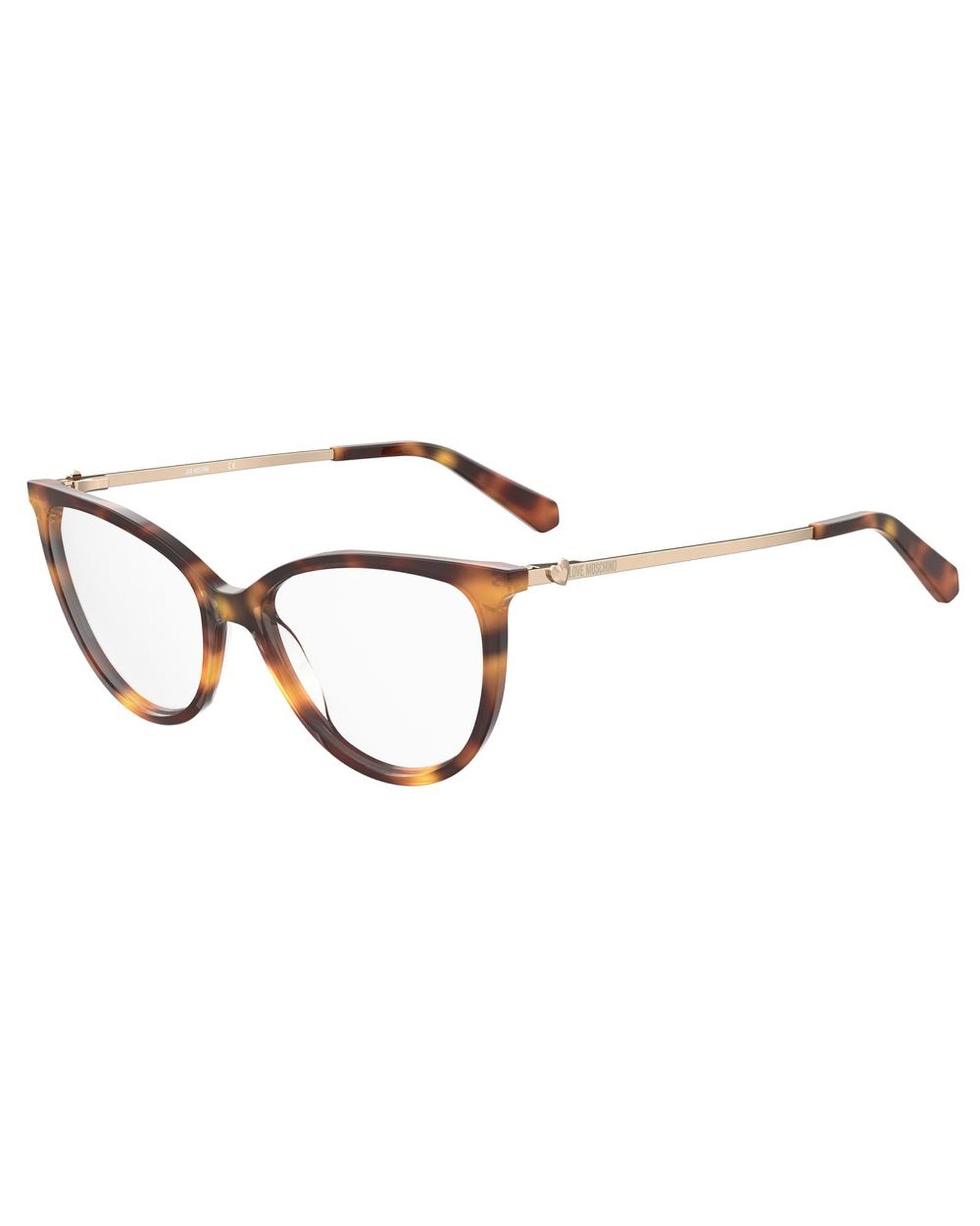 V539-LMMOL58805LAC-202506170830-00 Love Moschino Women's Brown Acetate Frames - One Size - Image 1