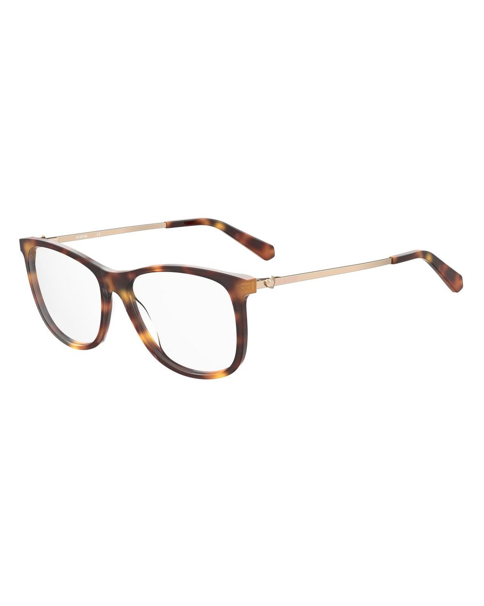 V539-LMMOL58905LAC-202506170831-00 Love Moschino Women's Brown Acetate Frames - One Size - Image 1
