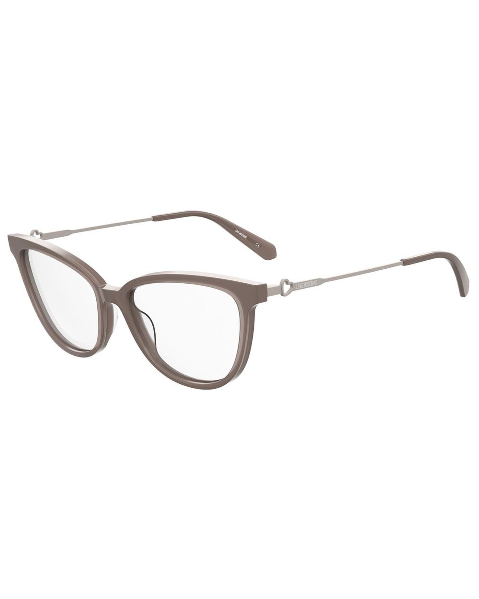 V539-LMMOL60009QF316AC-202506170836-00 Love Moschino Women's Brown Acetate Frames - One Size - Image 1