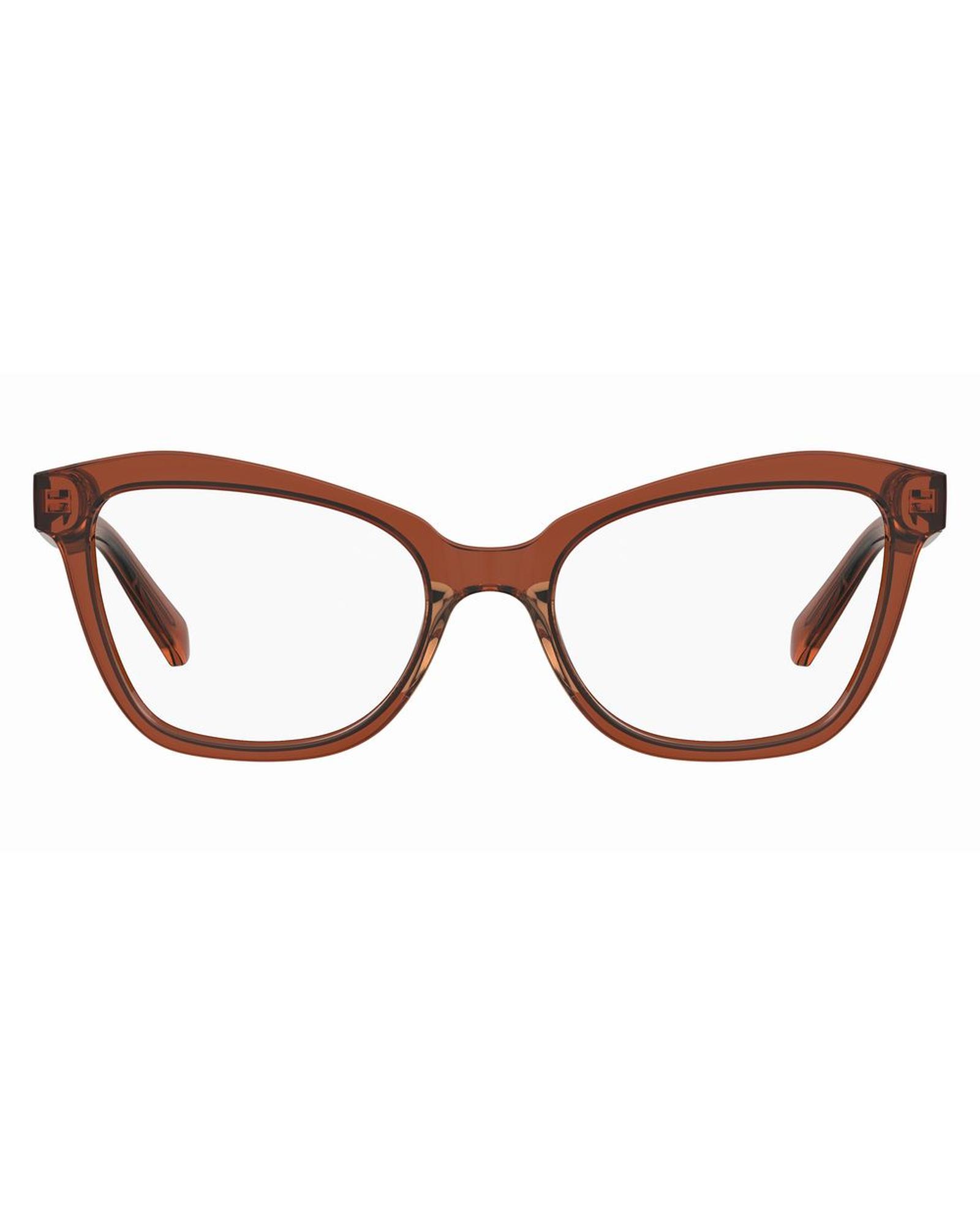 V539-LMMOL604FMPF218AC-202506170836-01 Love Moschino Women's Yellow Acetate Frames - One Size - Image 2