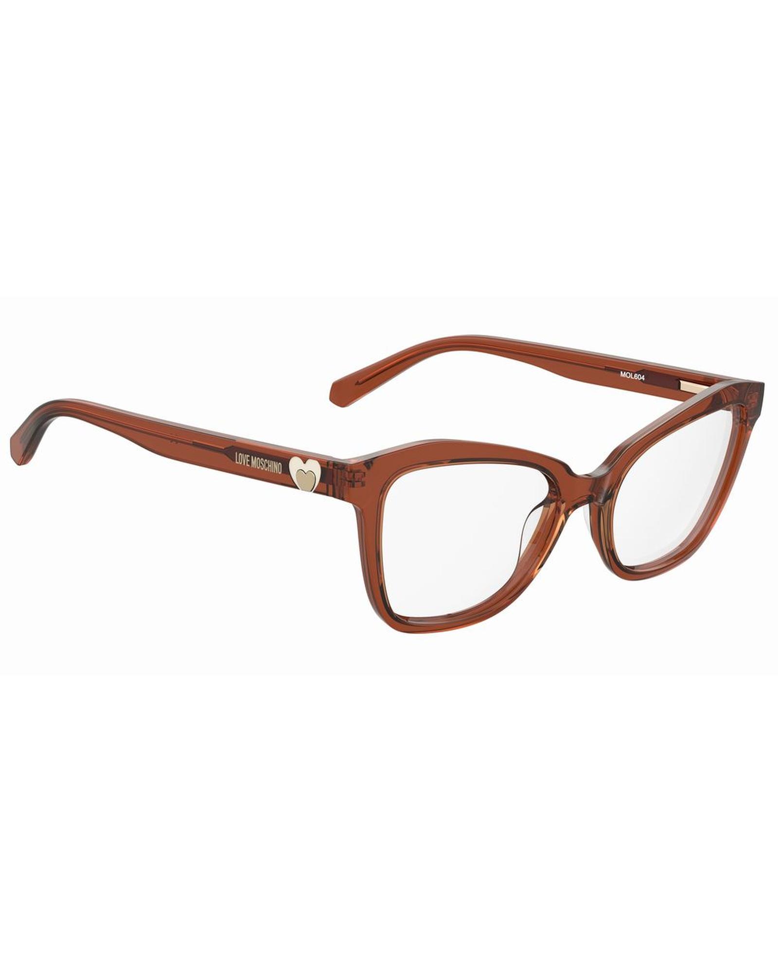 V539-LMMOL604FMPF218AC-202506170836-02 Love Moschino Women's Yellow Acetate Frames - One Size - Image 3