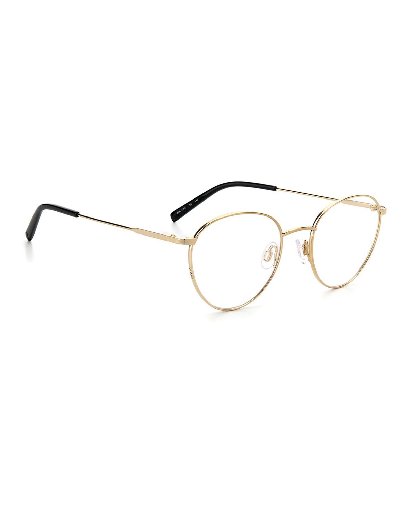 V539-MMMMI0058J5GE918AC-202506170936-02 M Missoni Women's Gold Metal Frames - One Size - Image 3