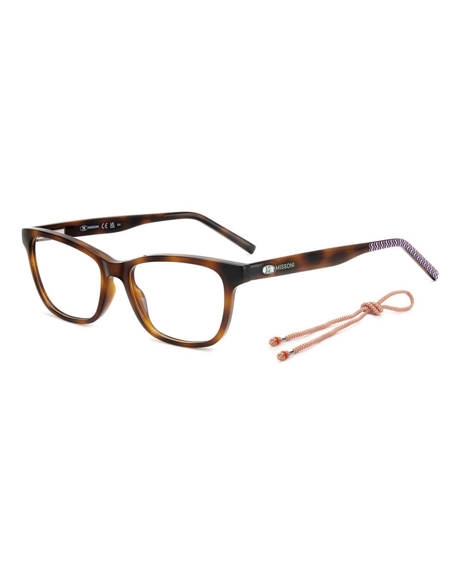 V539-MMMMI0160086F216AC-202506170940-00 M Missoni Women's Brown Acetate Frames - One Size - Image 1