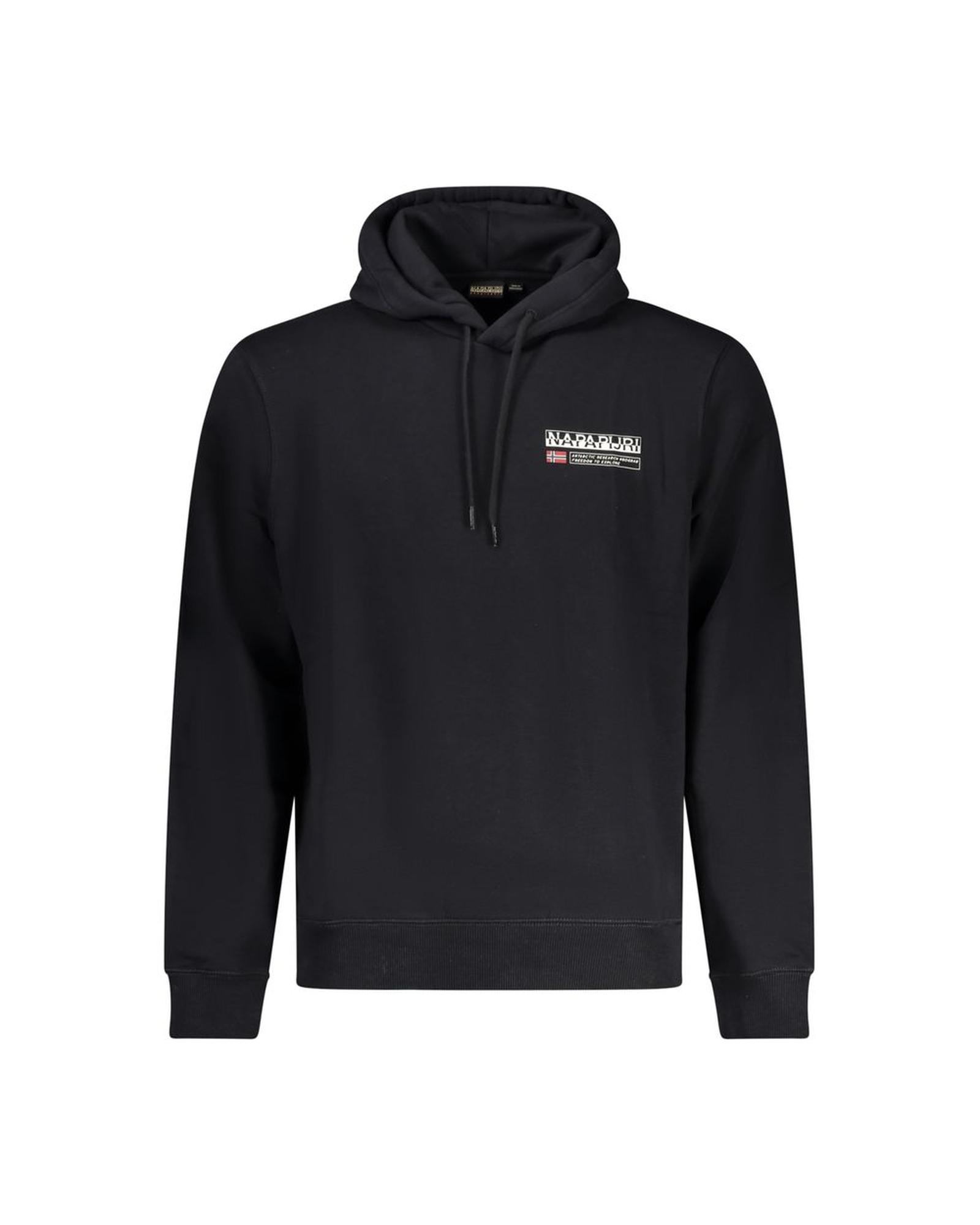 V539-NA-32129-XXL-202506171236-00 Napapijri Men's Black Cotton Sweater - 2XL - Image 1