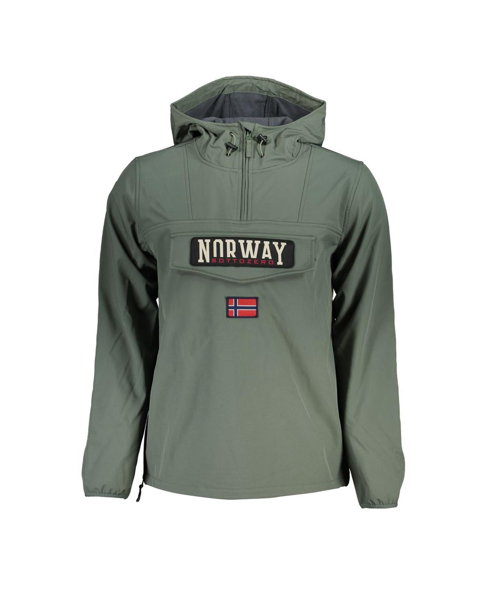 V539-NO-25616-L-202506171511-00 Norway 1963 Men's Green Polyester Jacket - L - Image 1