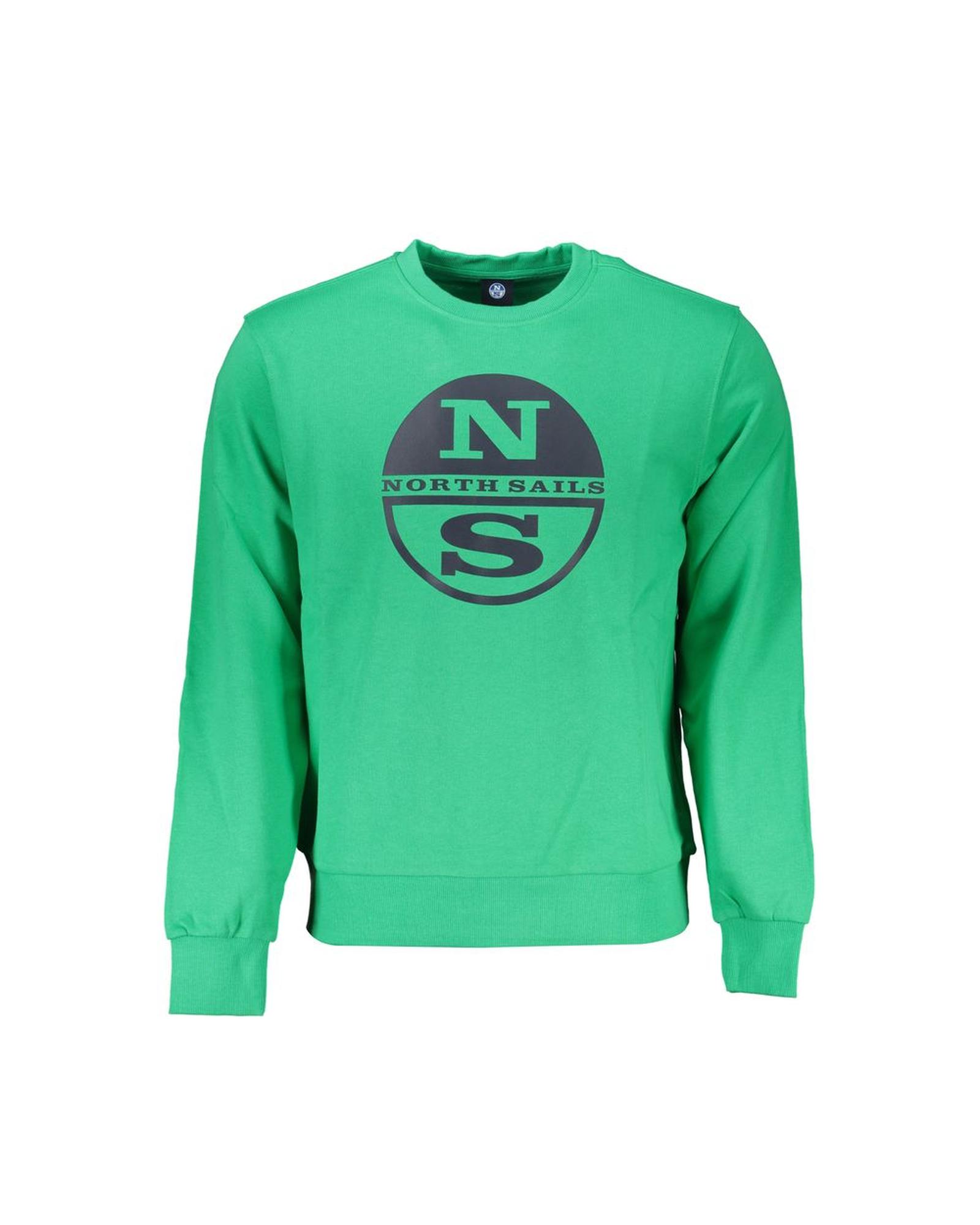 V539-NO-27270-XXL-202506171625-00 North Sails Men's Green Cotton Sweater - 2XL - Image 1