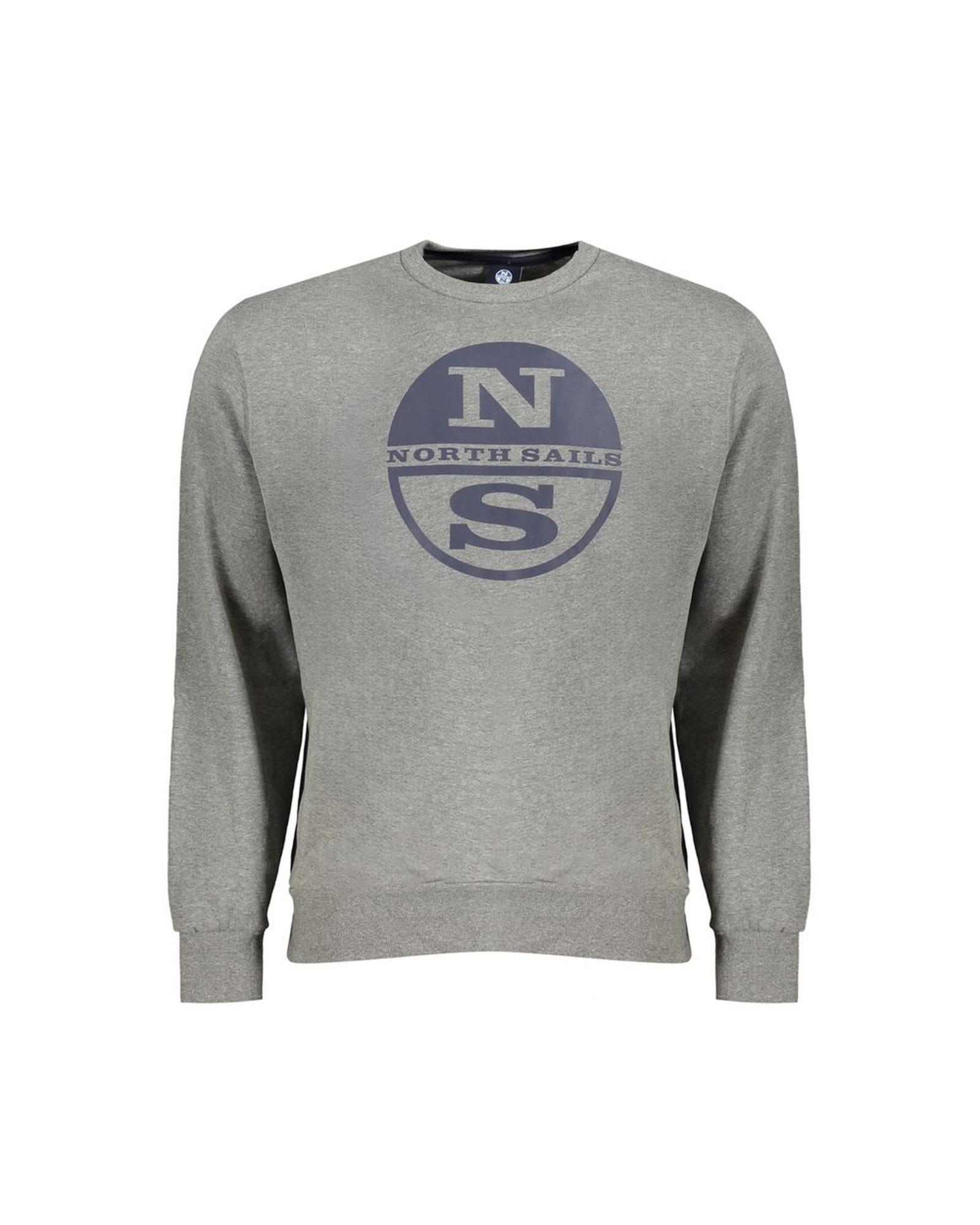 V539-NO-31763-XXL-202506171642-00 North Sails Men's Gray Cotton Sweater - 2XL - Image 1