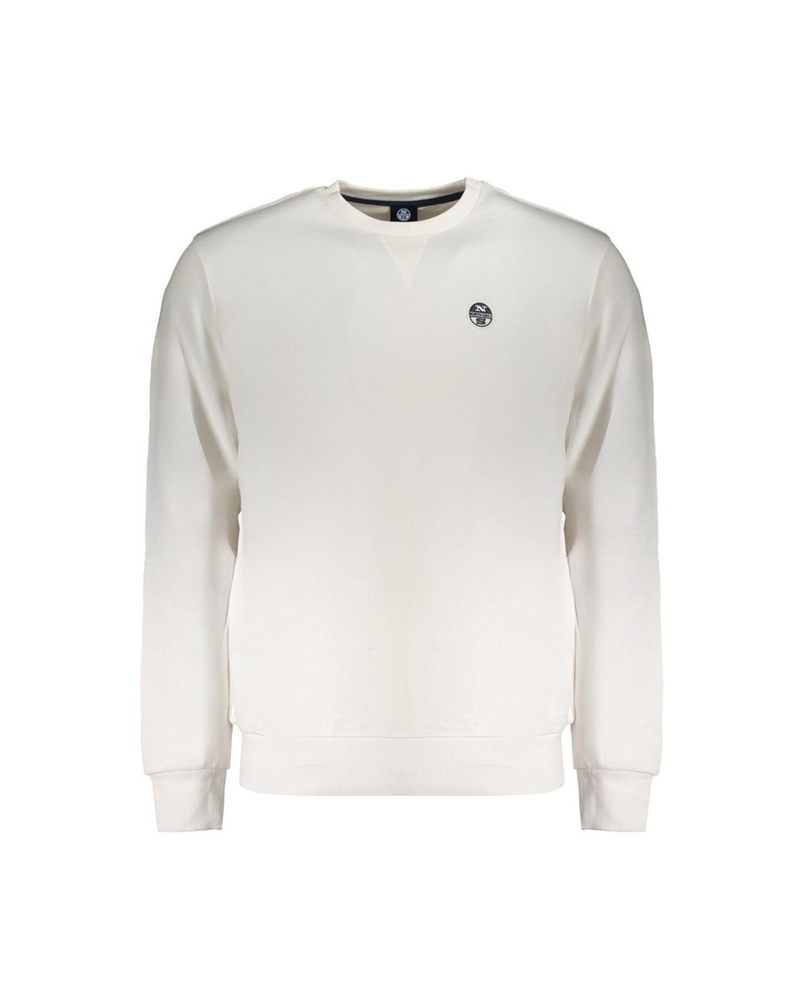 V539-NO-31767-XXL-202506171647-00 North Sails Men's White Cotton Sweater - 2XL - Image 1