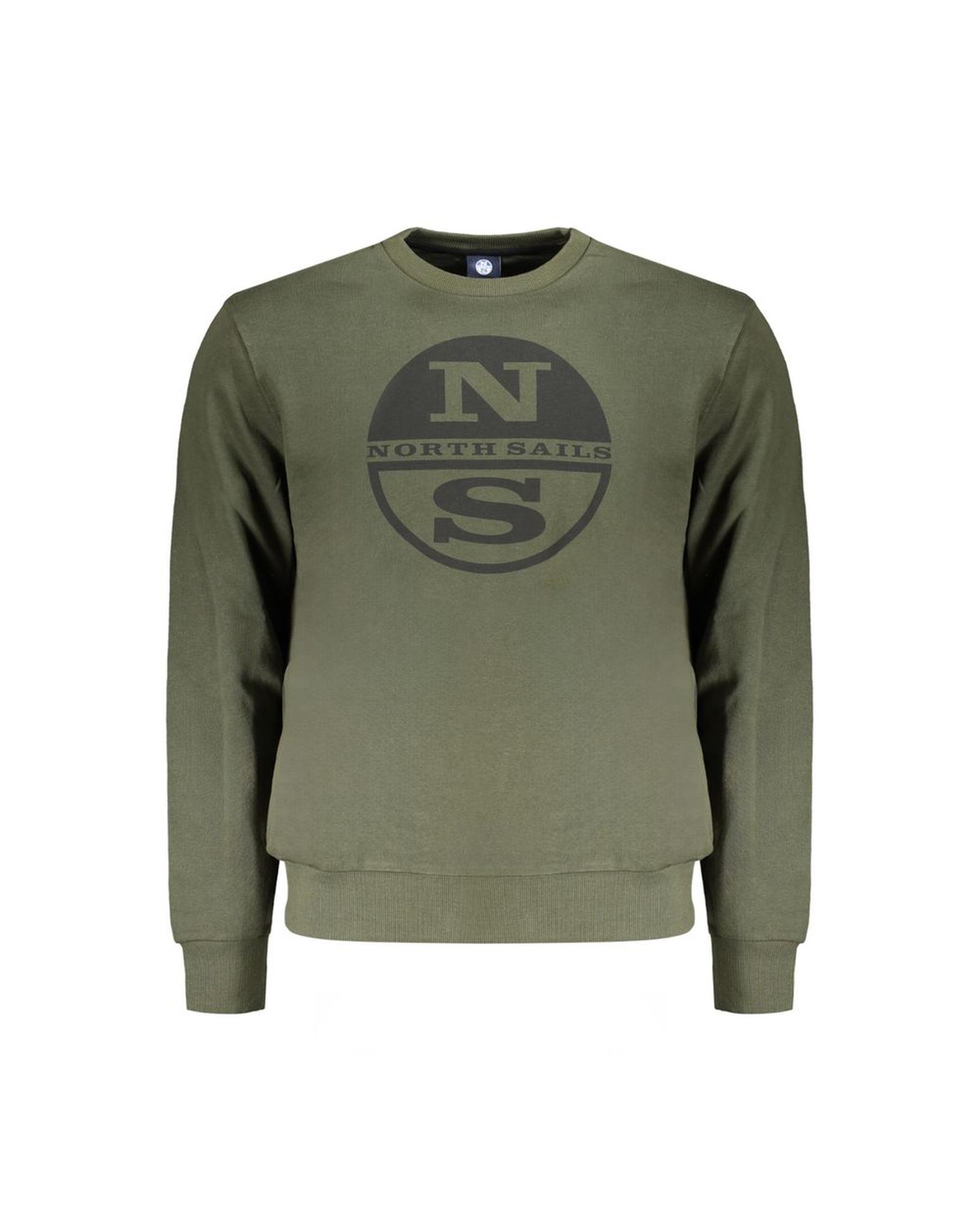 V539-NO-31770-XL-202506171703-00 North Sails Men's Green Cotton Sweater - XL - Image 1