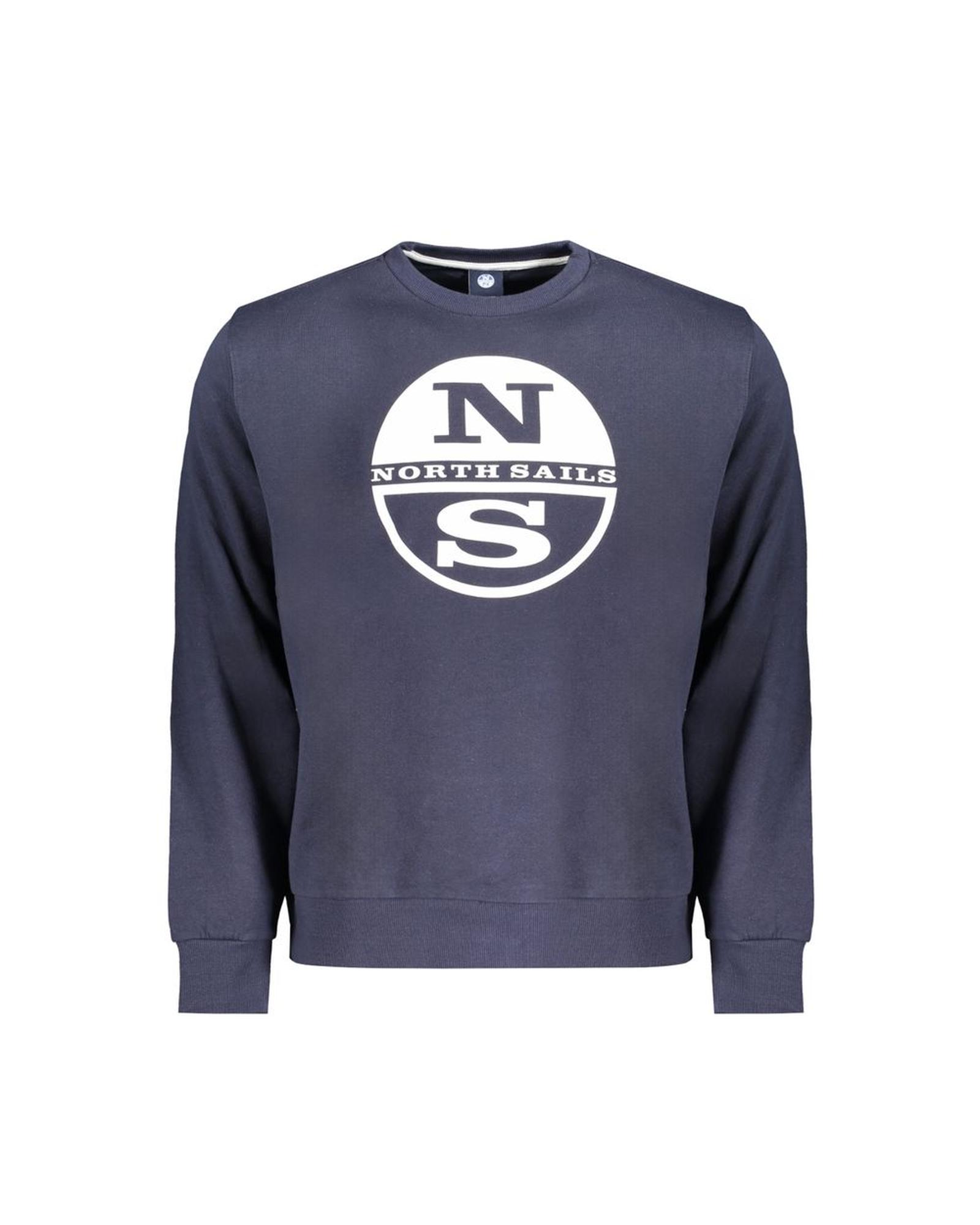 North Sails Men's Blue Cotton Sweater - M