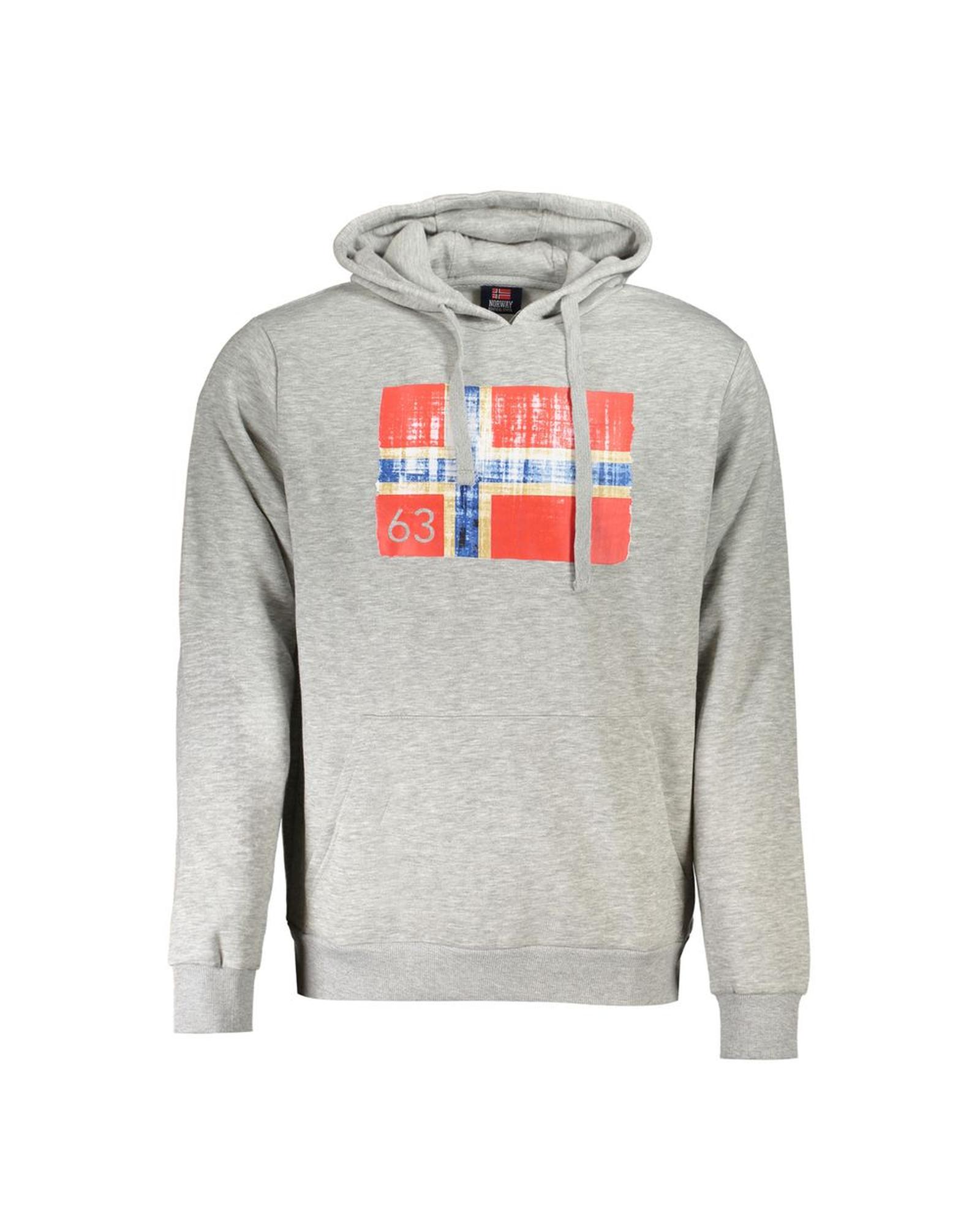 V539-NO-31825-XXL-202506171721-00 Norway 1963 Men's Gray Cotton Sweater - 2XL - Image 1