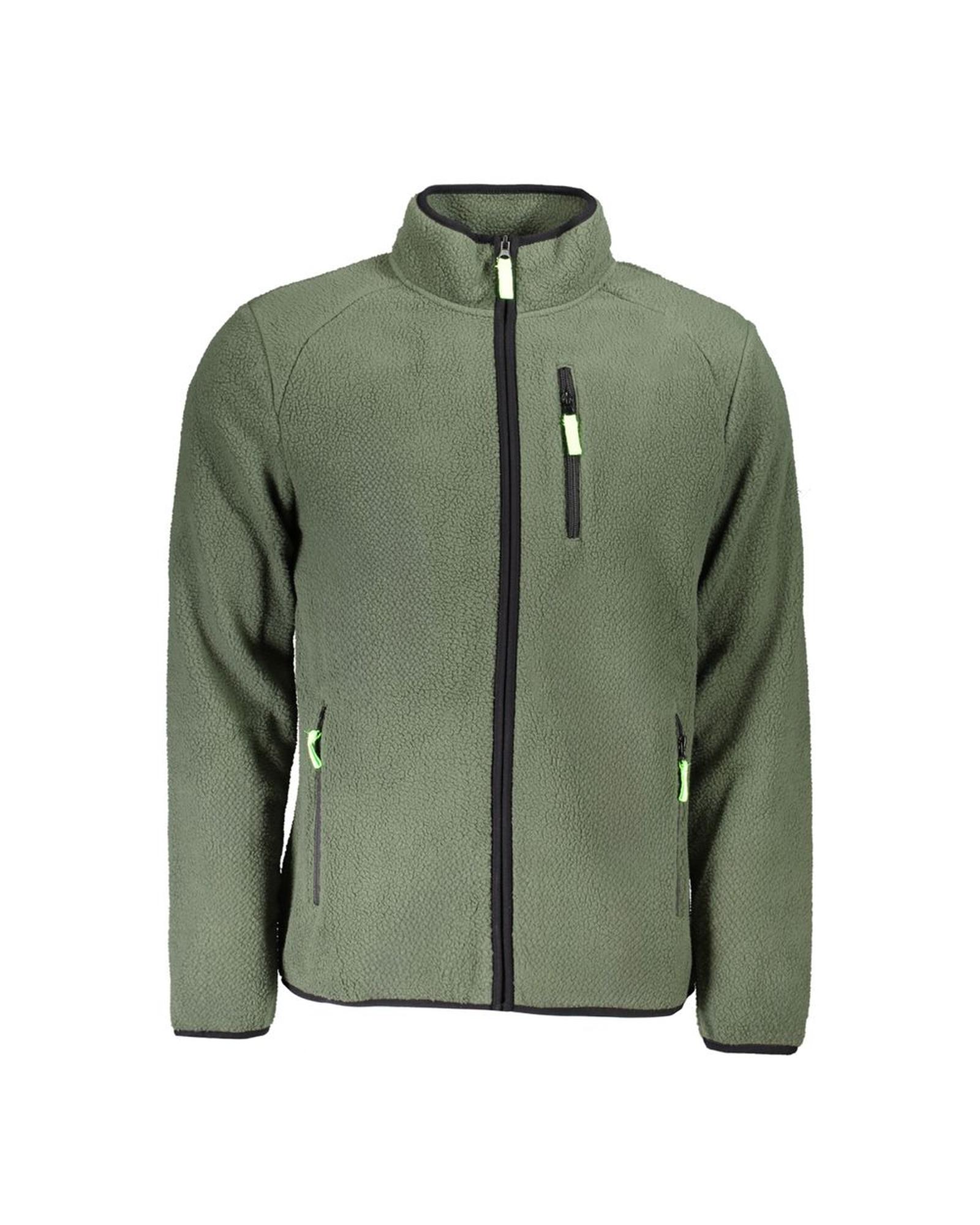 V539-NO-31865-XL-202506171727-00 Norway 1963 Men's Green Polyester Sweater - XL - Image 1