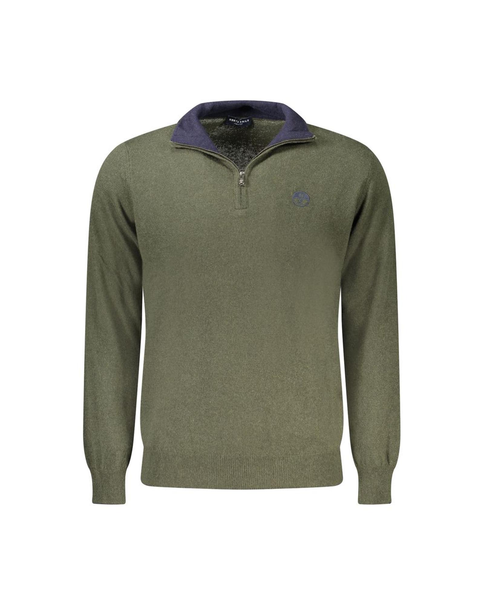 V539-NO-32938-L-202506171911-00 North Sails Men's Green Cashmere Sweater - L - Image 1