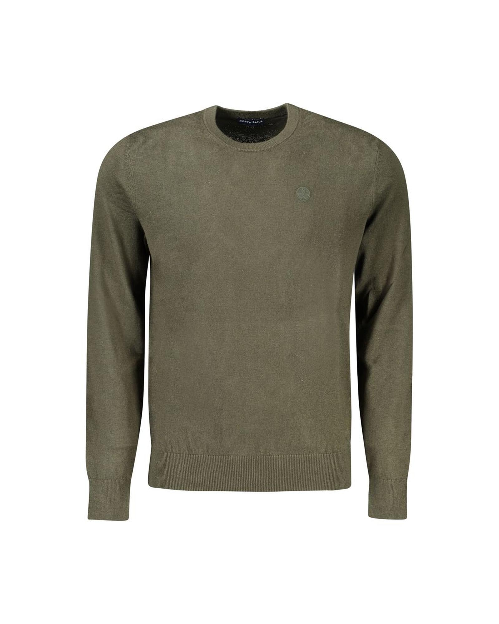 V539-NO-32940-L-202506171912-00 North Sails Men's Green Cotton Sweater - L - Image 1