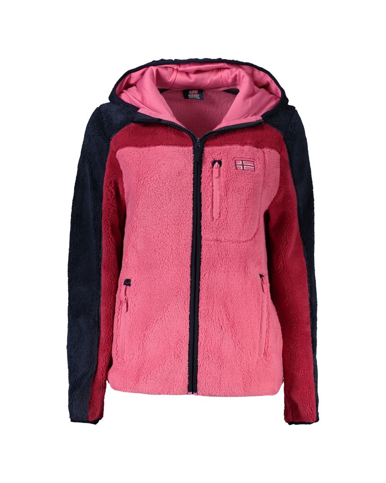 V539-NO-33187-L-202506171654-00 Norway 1963 Women's Pink Polyester Jackets & Coat - L - Image 1