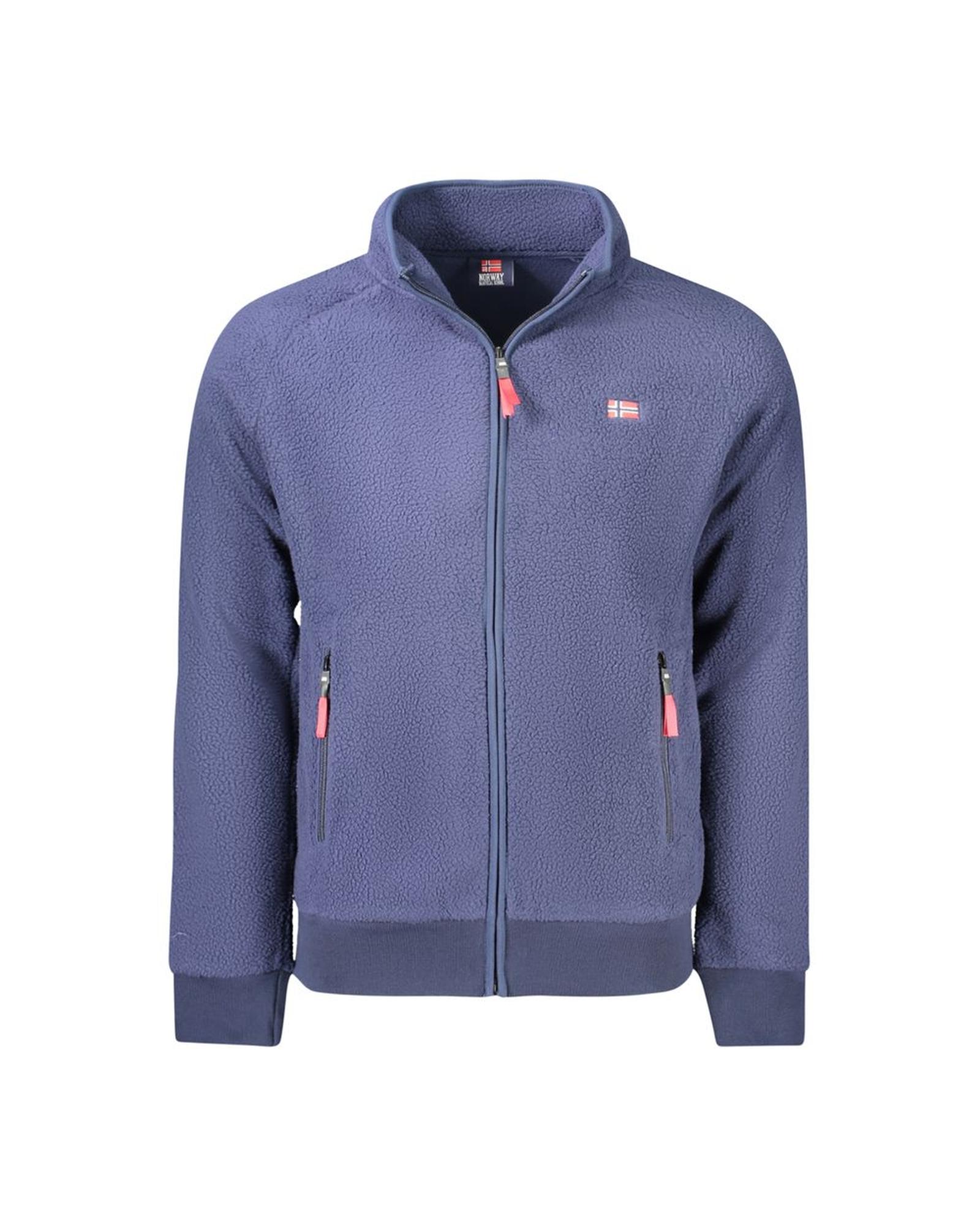 V539-NO-33464-L-202506171716-00 Norway 1963 Men's Blue Polyester Jacket - L - Image 1