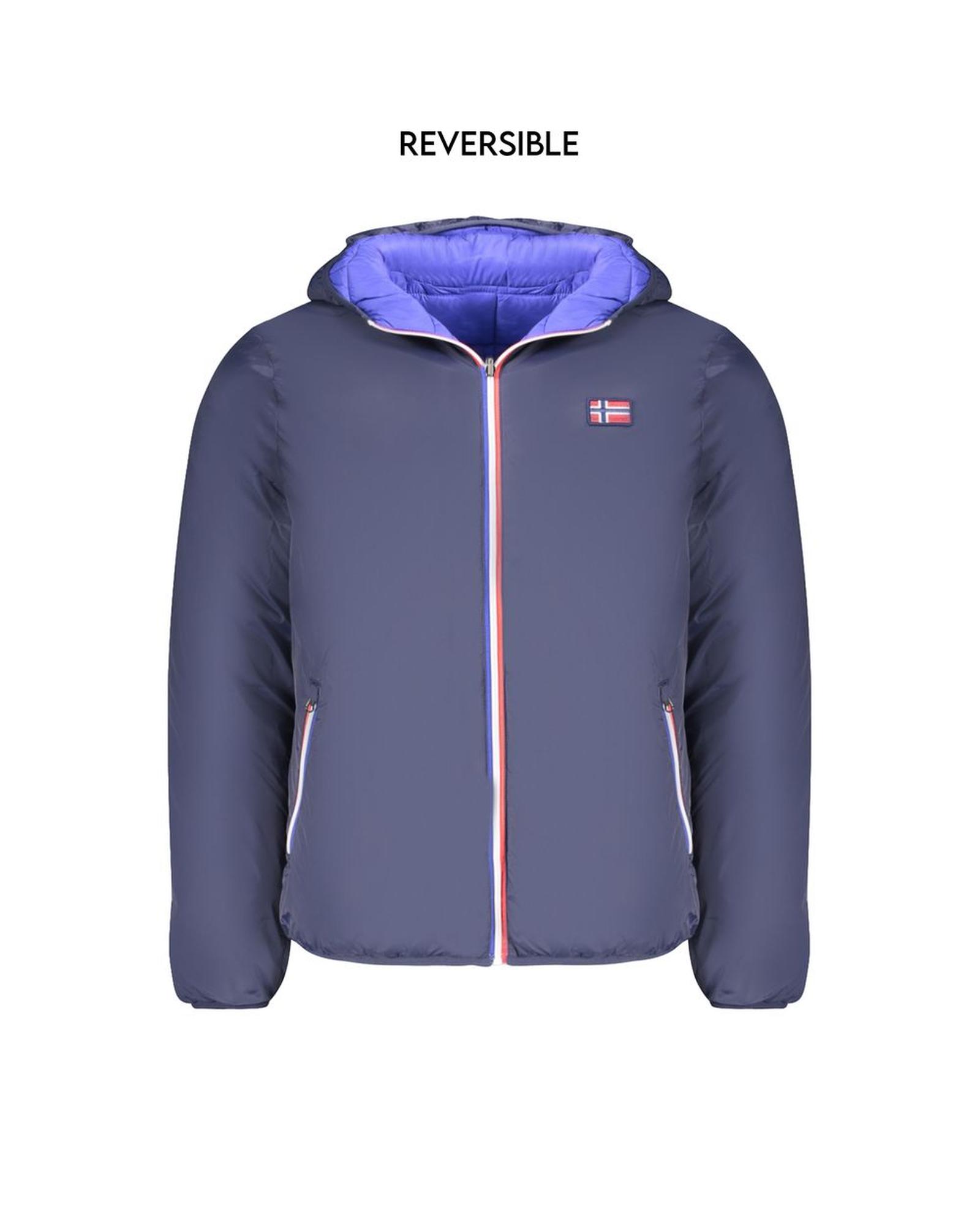 V539-NO-33473-M-202506171722-00 Norway 1963 Men's Blue Polyamide Jacket - M - Image 1