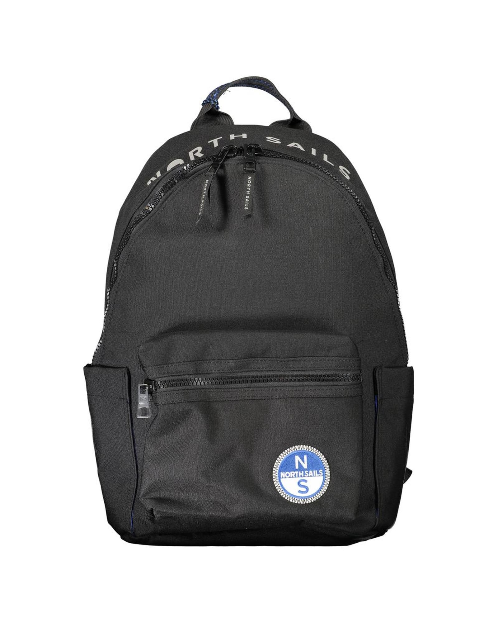 V539-NO-33604-202506171726-00 North Sails Men's Black Polyester Backpack - One Size - Image 1